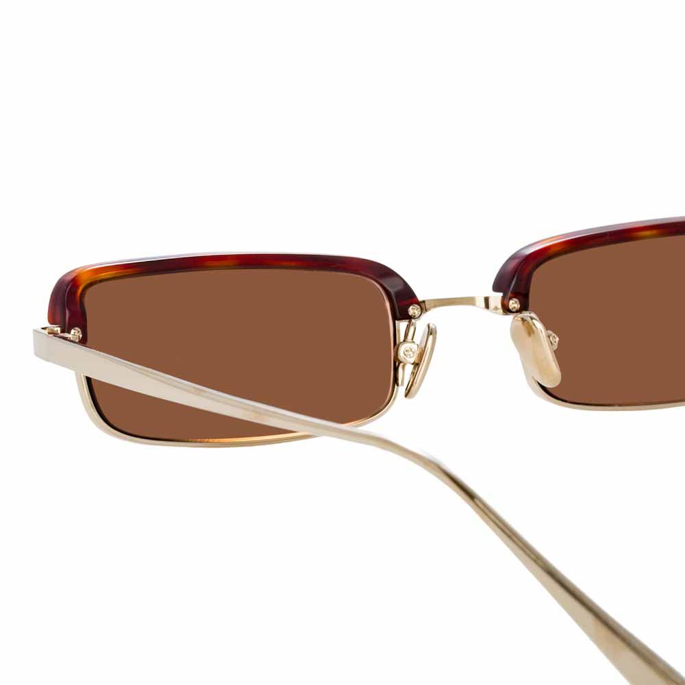 Color_LFL968C4SUN - Linda Farrow Leona C4 Rectangular Sunglasses