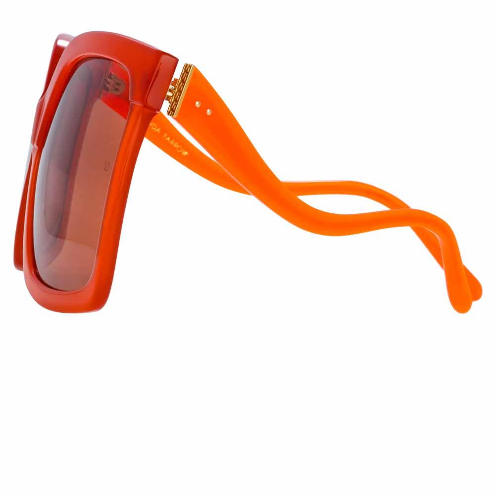 Color_LFL981C5SUN - Linda Farrow Dare C5 Oversized Sunglasses