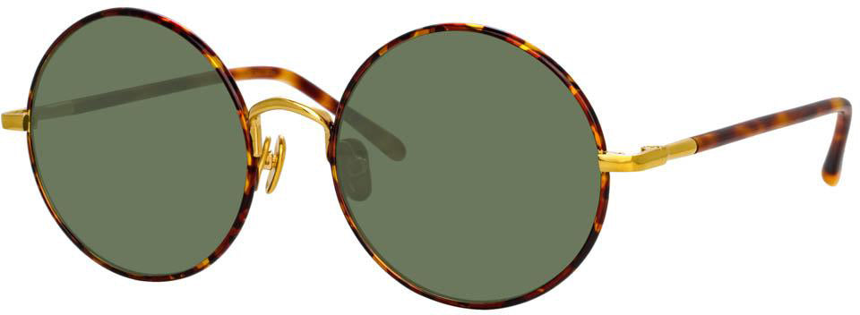 Color_LFL983C3SUN - Welch Round Sunglasses in Tortoiseshell