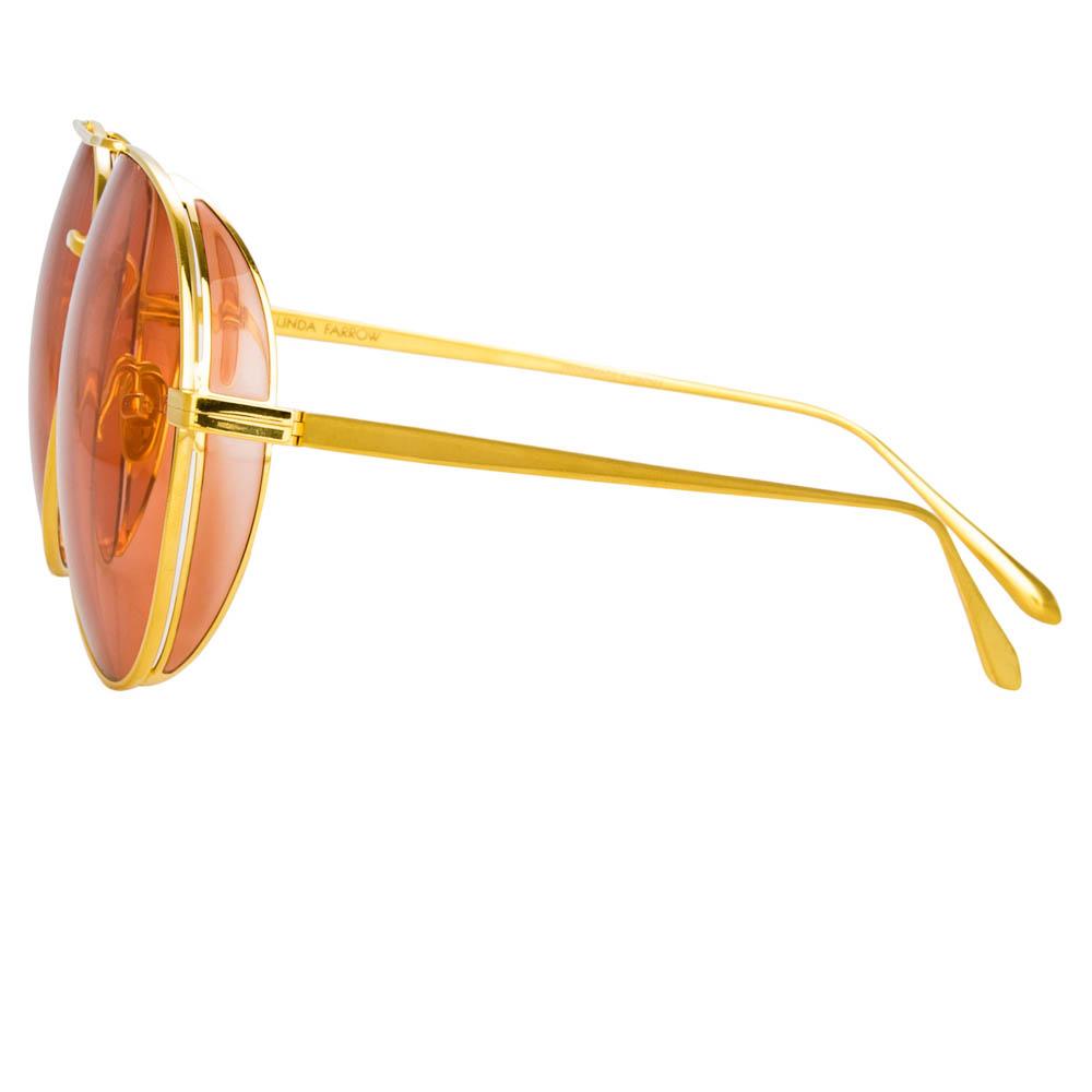 Color_LFL992C10SUN - Ace Aviator Sunglasses in Yellow Gold