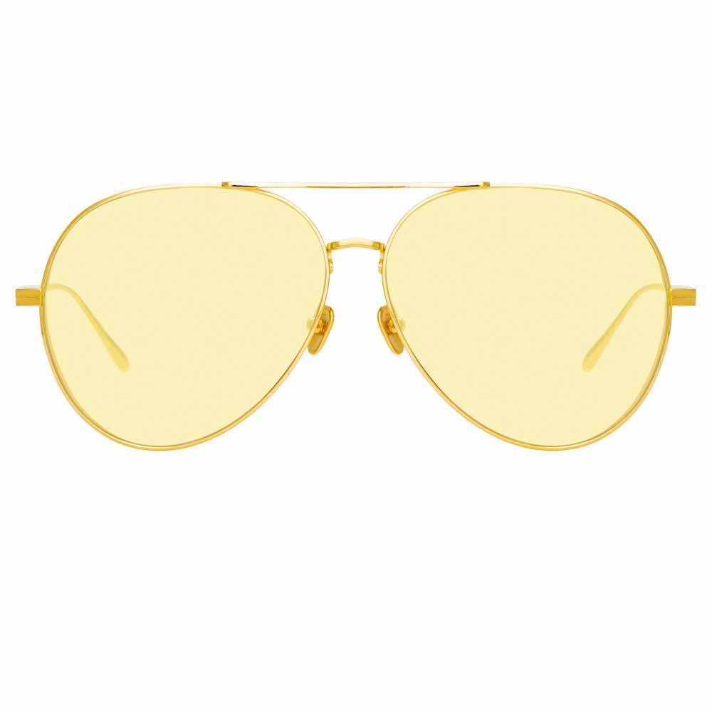Color_LFL992C6SUN - Linda Farrow Ace C6 Aviator Sunglasses
