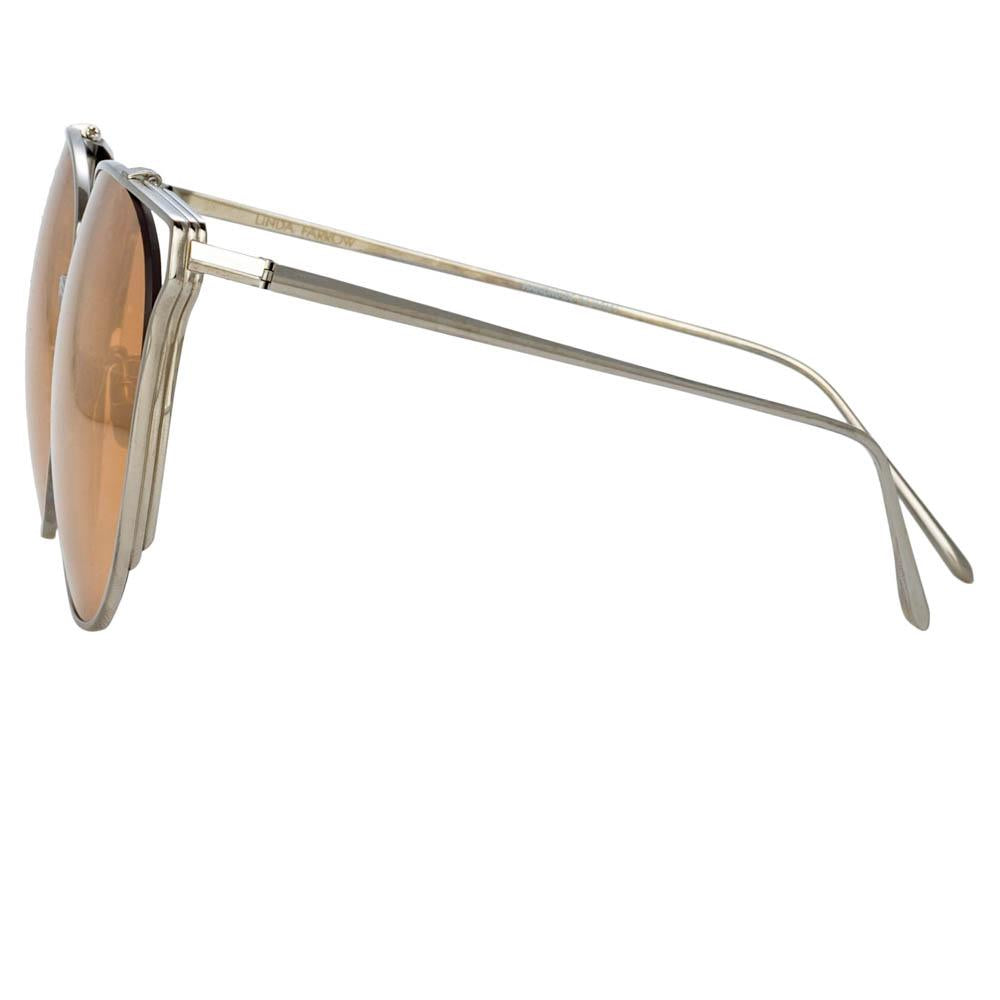 Color_LFL996C2SUN - Joanna Oversized Sunglasses in White Gold and Silver