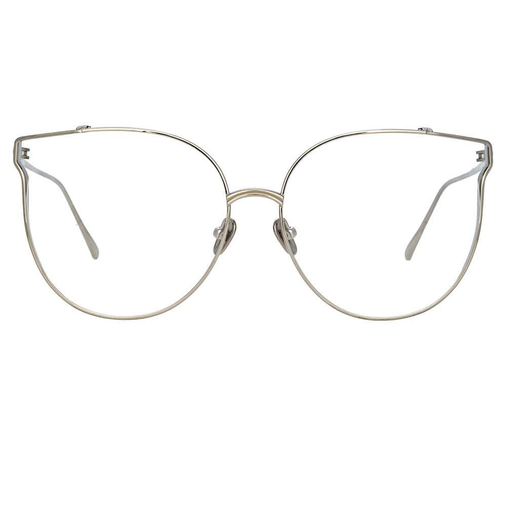 Color_LFL996C6OPT - Joanna Oversized Optical Frame in White Gold and Silver