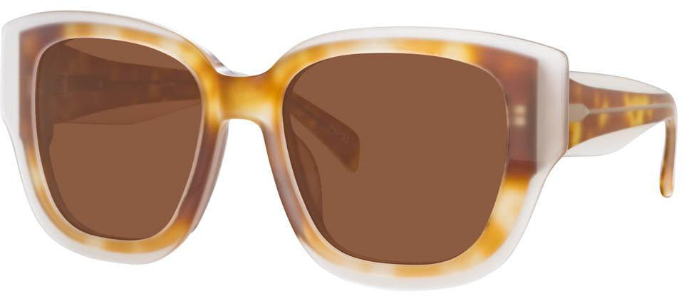 Color_MW261C2SUN - Matthew Williamson Senna D-Frame Sunglasses in Tortoiseshell
