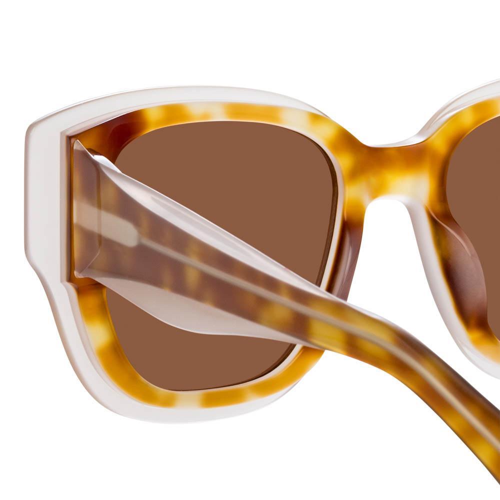 Color_MW261C2SUN - Matthew Williamson Senna D-Frame Sunglasses in Tortoiseshell