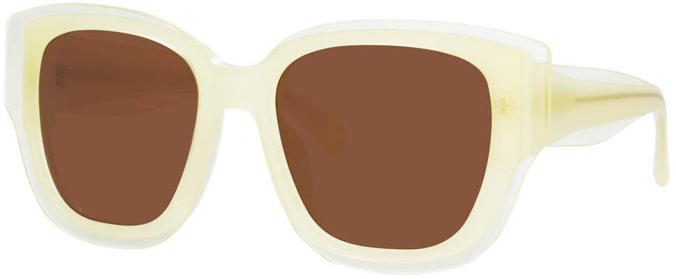 Color_MW261C3SUN - Matthew Williamson Senna D-Frame Sunglasses in Yellow