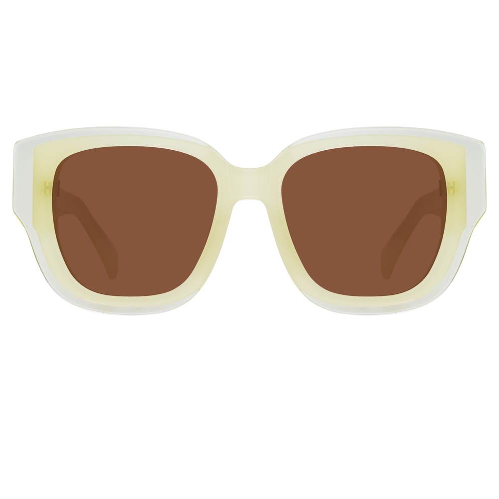 Color_MW261C3SUN - Matthew Williamson Senna D-Frame Sunglasses in Yellow