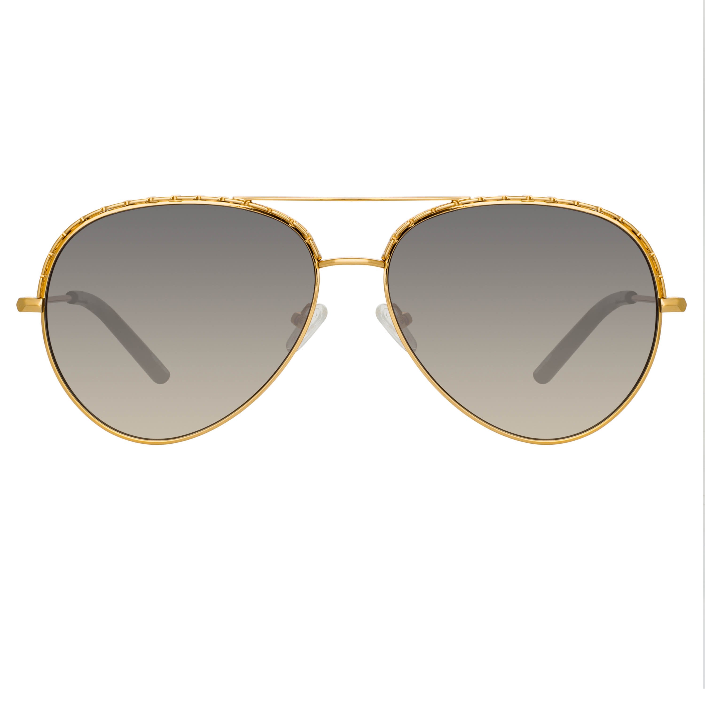 Color_MW273C1SUN - Matthew Williamson Magnolia Sunglasses in Yellow Gold