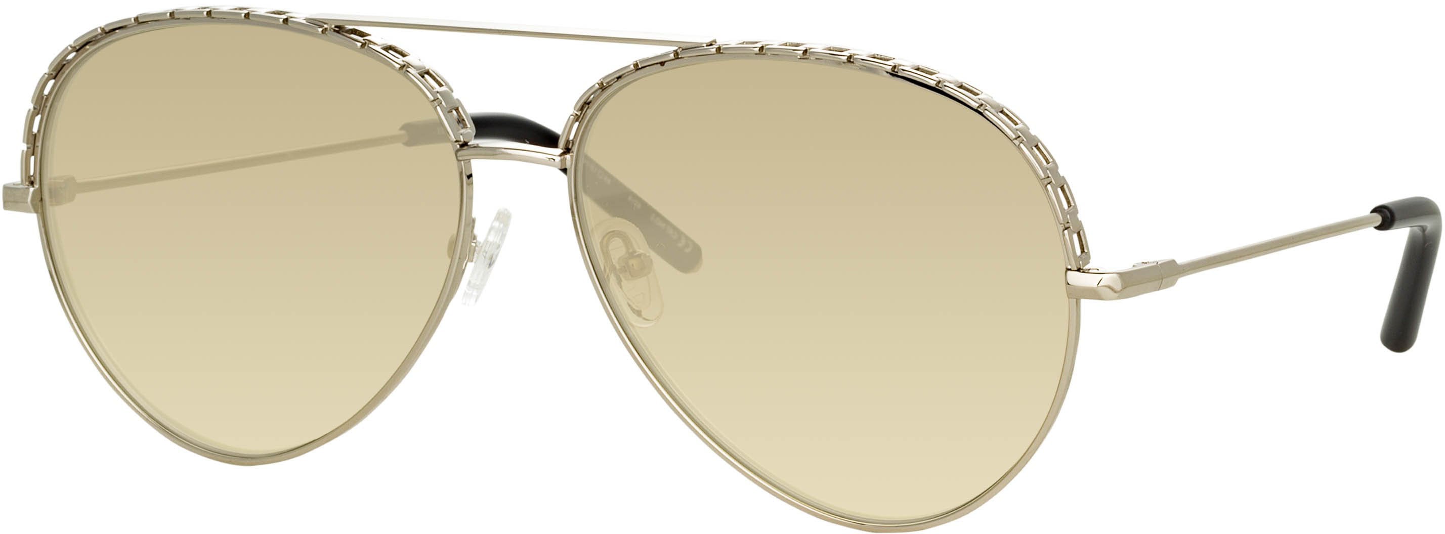 Color_MW273C3SUN - Matthew Williamson Magnolia Sunglasses in Silver