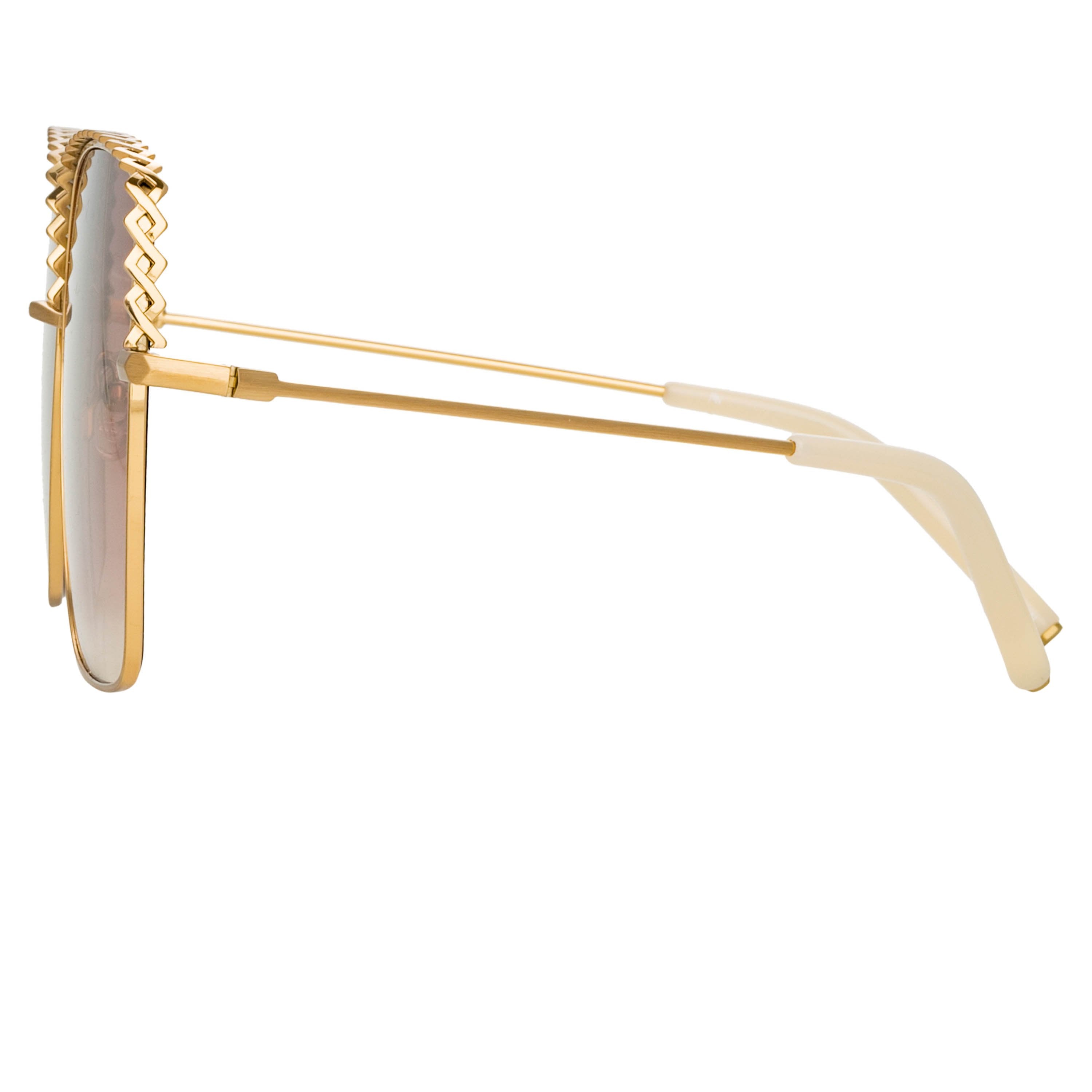 Color_MW276C2SUN - Matthew Williamson Clematis Sunglasses in Light Gold
