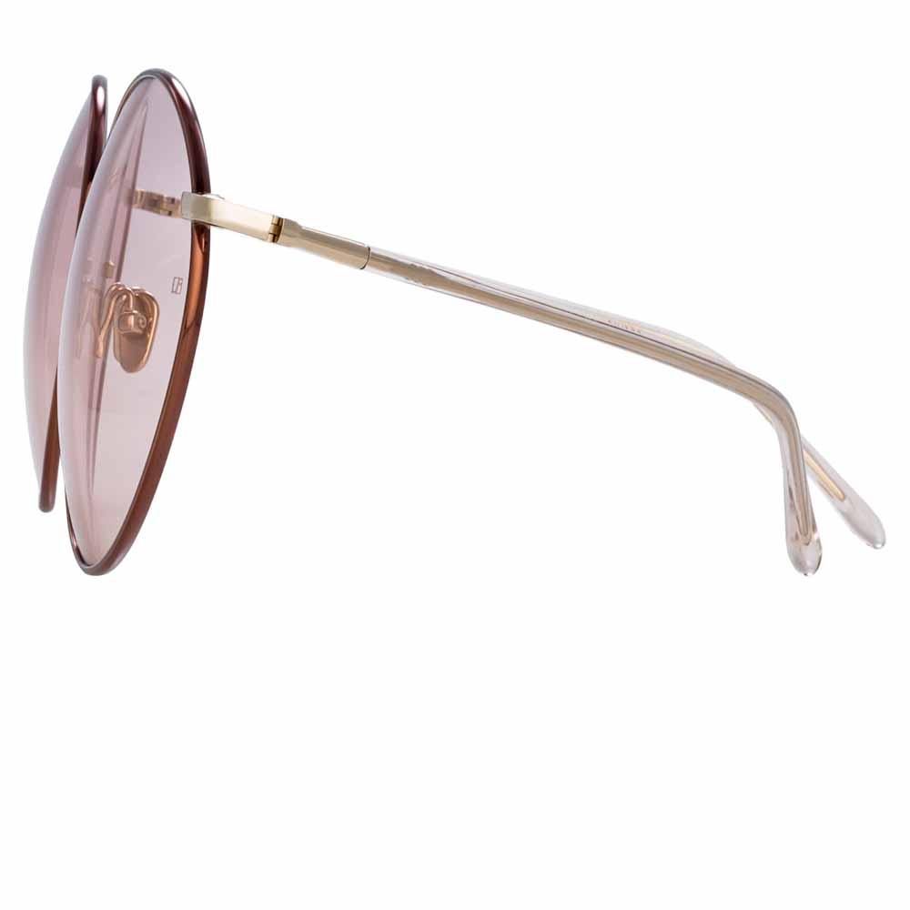 Color_LFL891C3SUN - Linda Farrow Zanie C3 Oversized Sunglasses