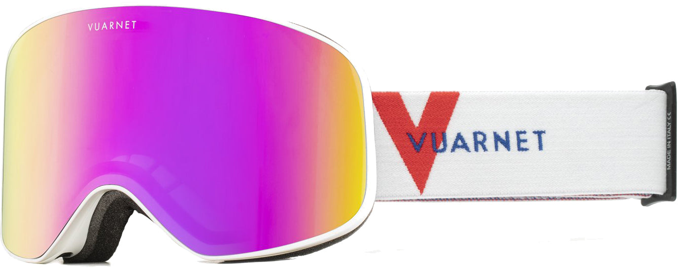 Color_VM202000041532 - MASQUE DE SKI Blanc mat / Grey Pink Flash