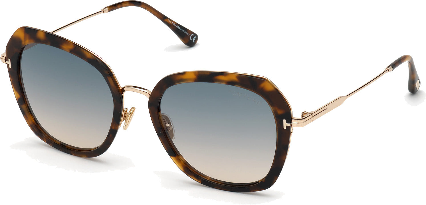 Color_55P - coloured havana / gradient green