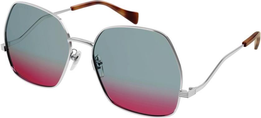 Color_GG0972S-004 - SILVER - LIGHT BLUE - GRADIENT(DOUBLE)