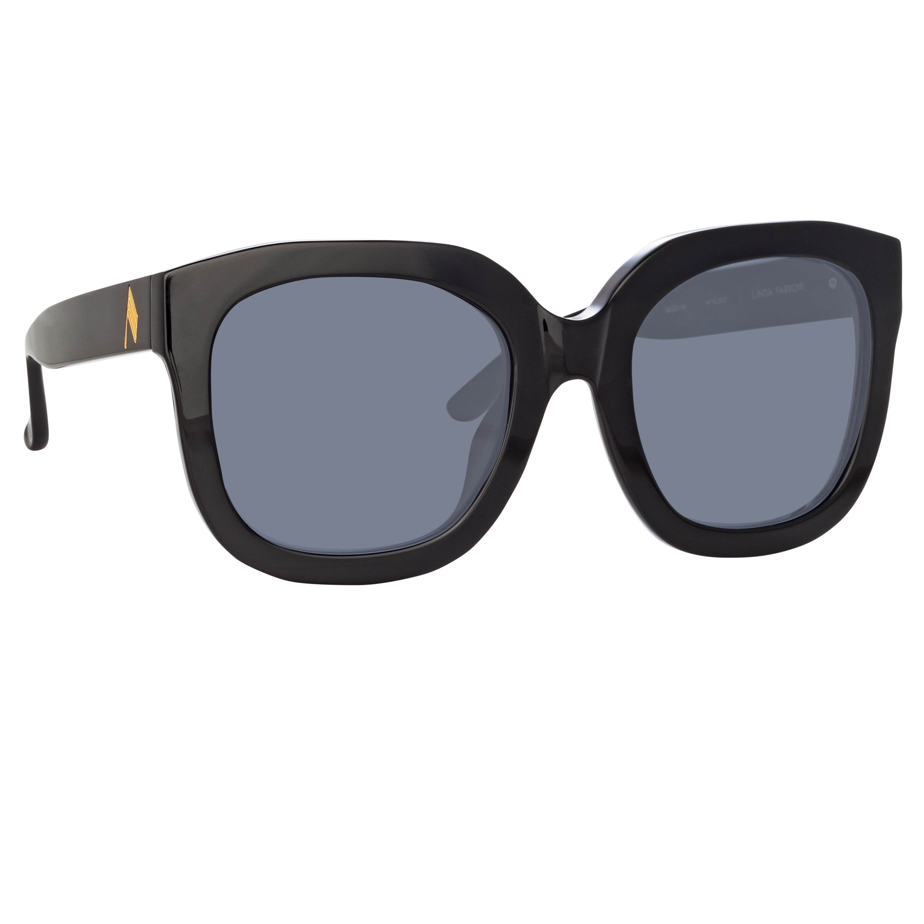 Color_ATTICO12C1SUN - Attico Zoe Oversized Sunglasses in Black