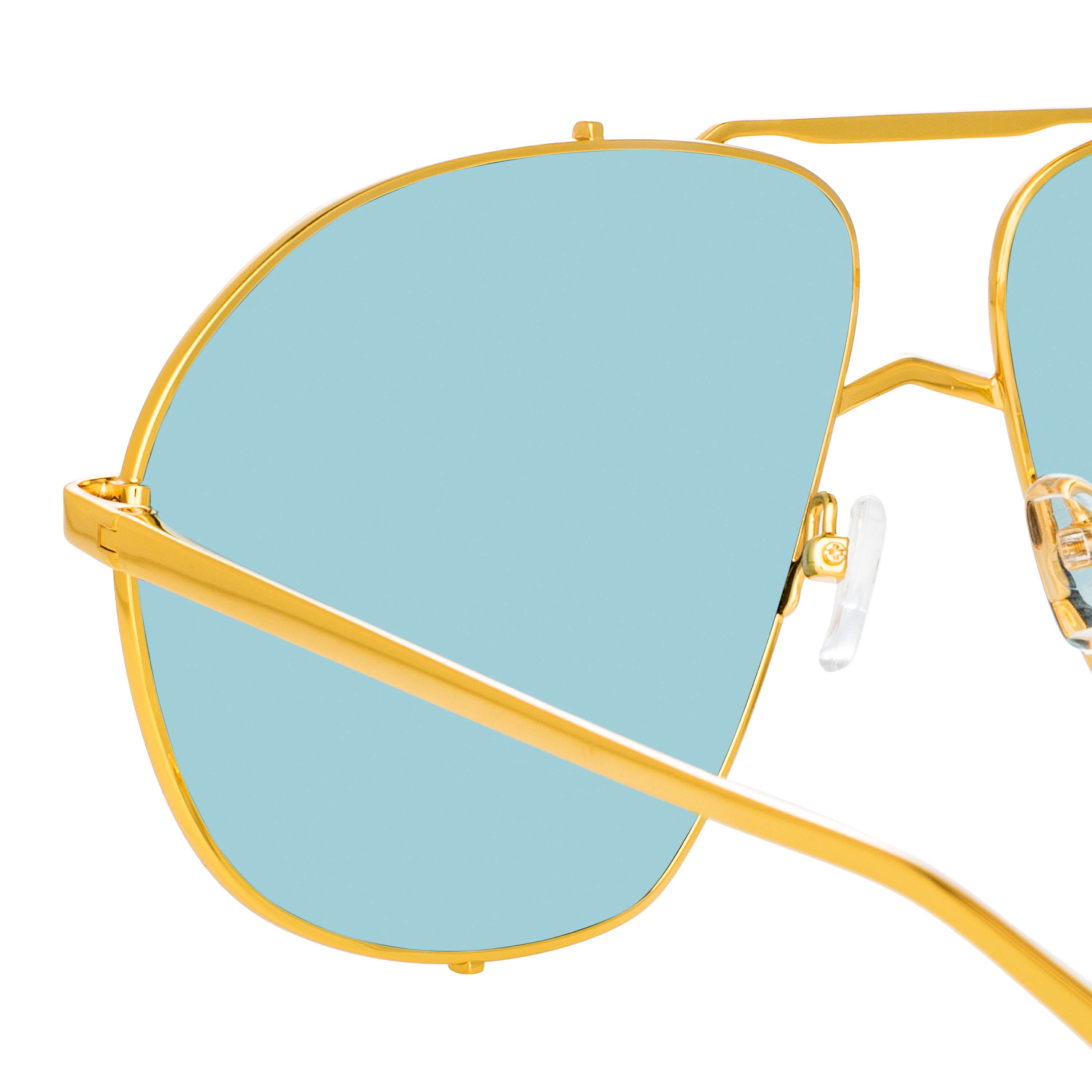 Color_ATTICO13C4SUN - Attico Mina Oversized Sunglasses in Light Gold and Blue