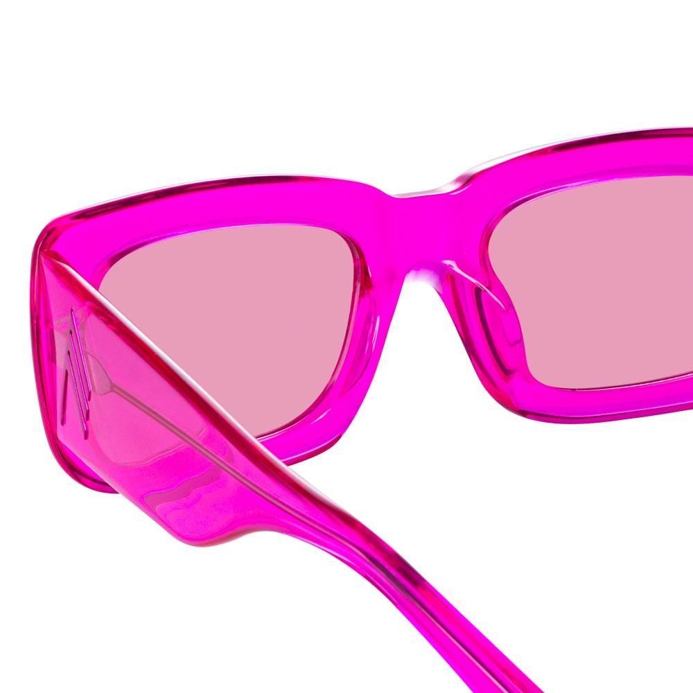Color_ATTICO3C3SUN - The Attico Marfa Rectangular Sunglasses in Pink