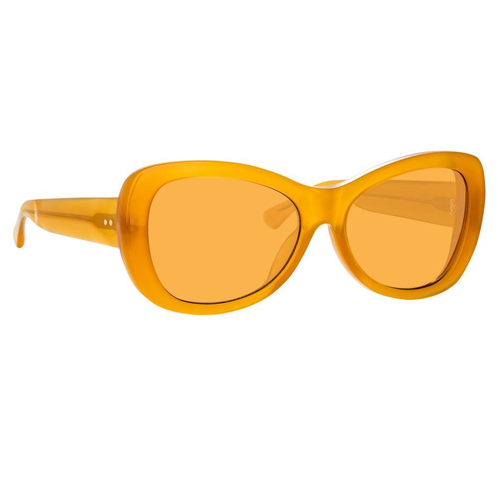 Color_DVN195C6SUN - Dries Van Noten 195 Round Sunglasses in Brown