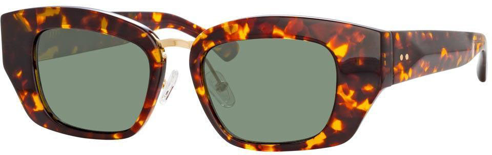 Color_DVN202C4SUN - Dries Van Noten 202 Round Sunglasses in Tortoiseshell