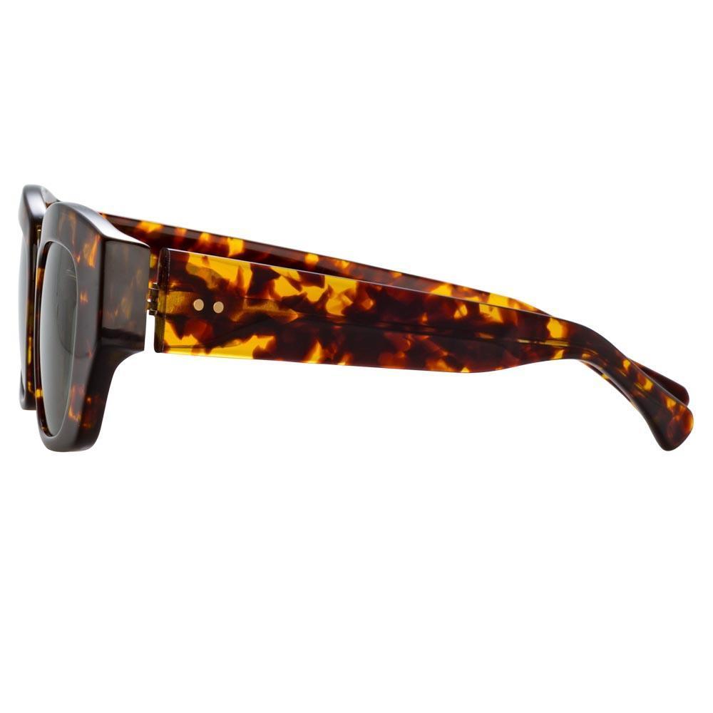 Color_DVN202C4SUN - Dries Van Noten 202 Round Sunglasses in Tortoiseshell