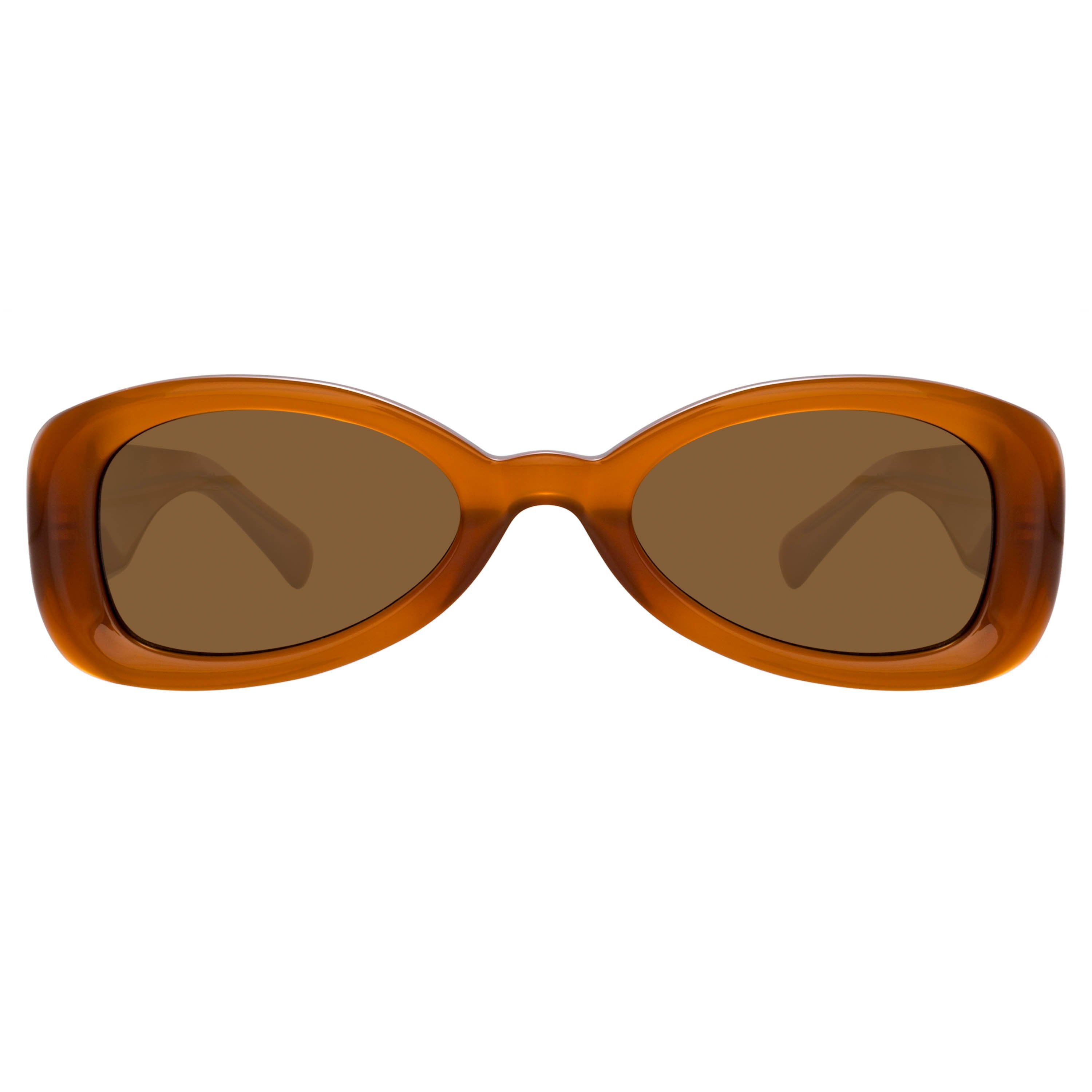 Color_DVN204C3SUN - Dries van Noten 204 Aviator Sunglasses in Brown
