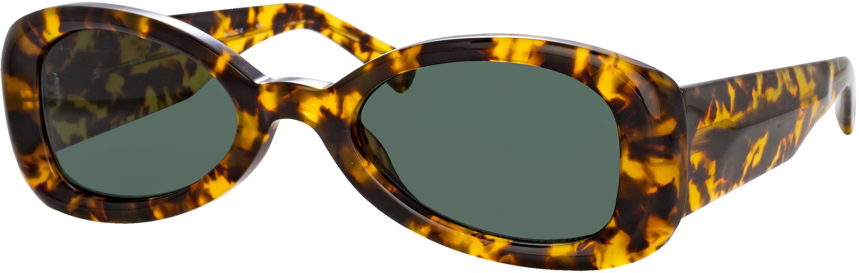 Color_DVN204C4SUN - Dries van Noten 204 Aviator Sunglasses in Tortoiseshell