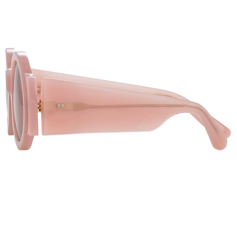 Color_DVN98C20SUN - Dries Van Noten 98 Round Sunglasses in Pink