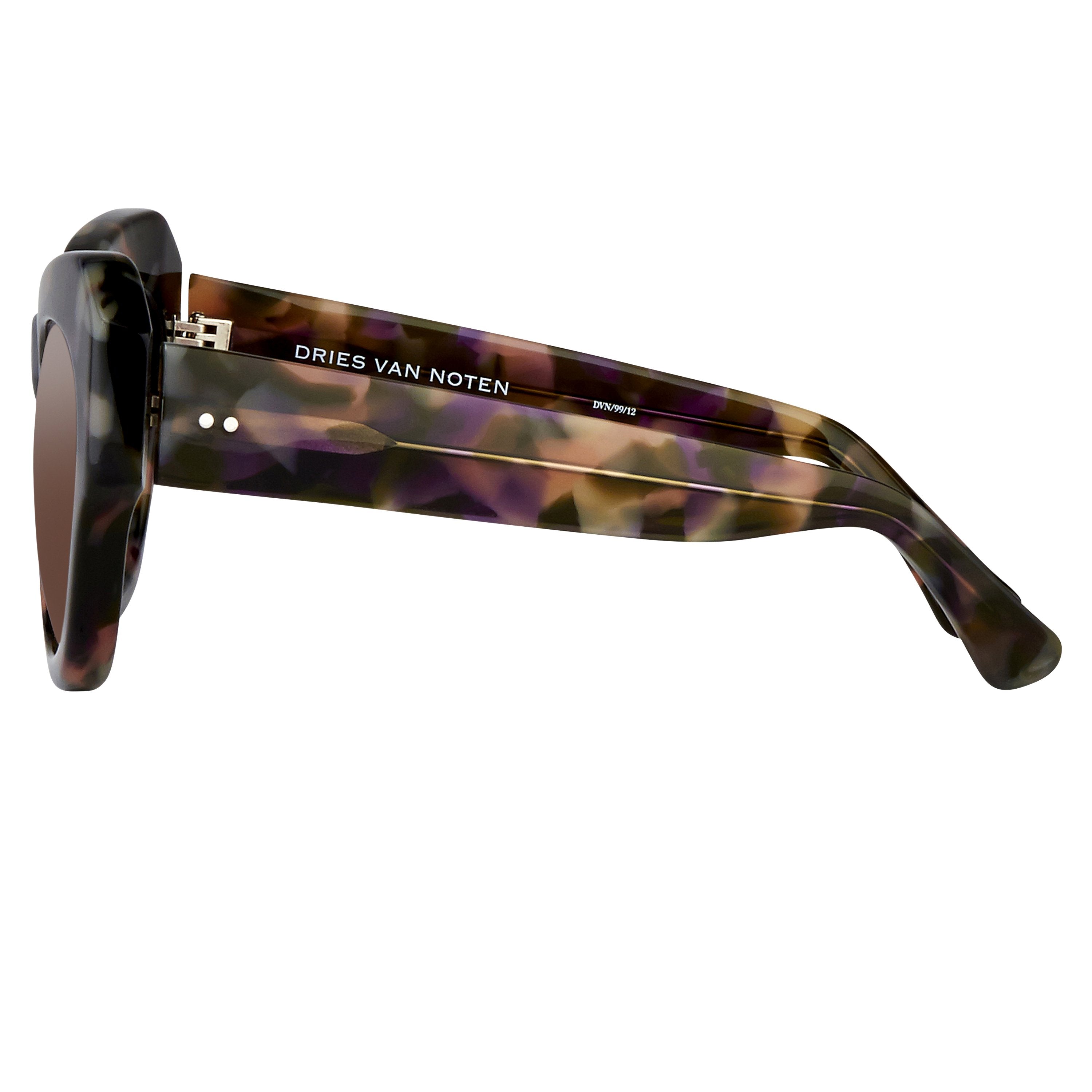 Color_DVN99C12SUN - Dries van Noten 99 C12 Angular Sunglasses