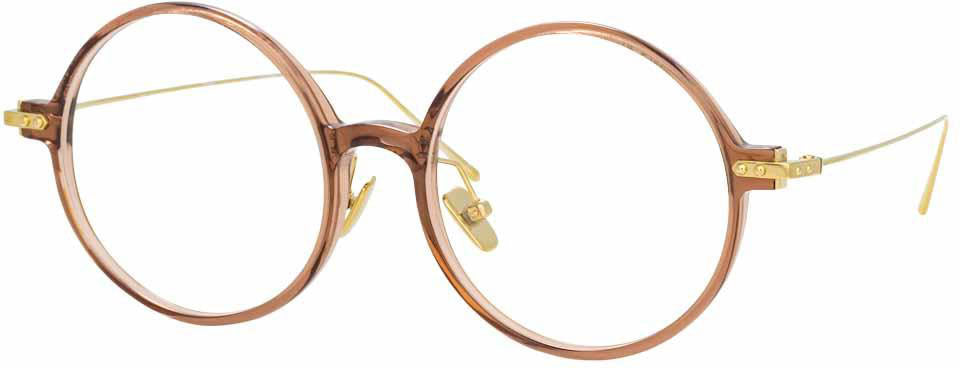 Color_LF09C8OPT - Linda Farrow Linear Savoye C6 Round Optical Frame