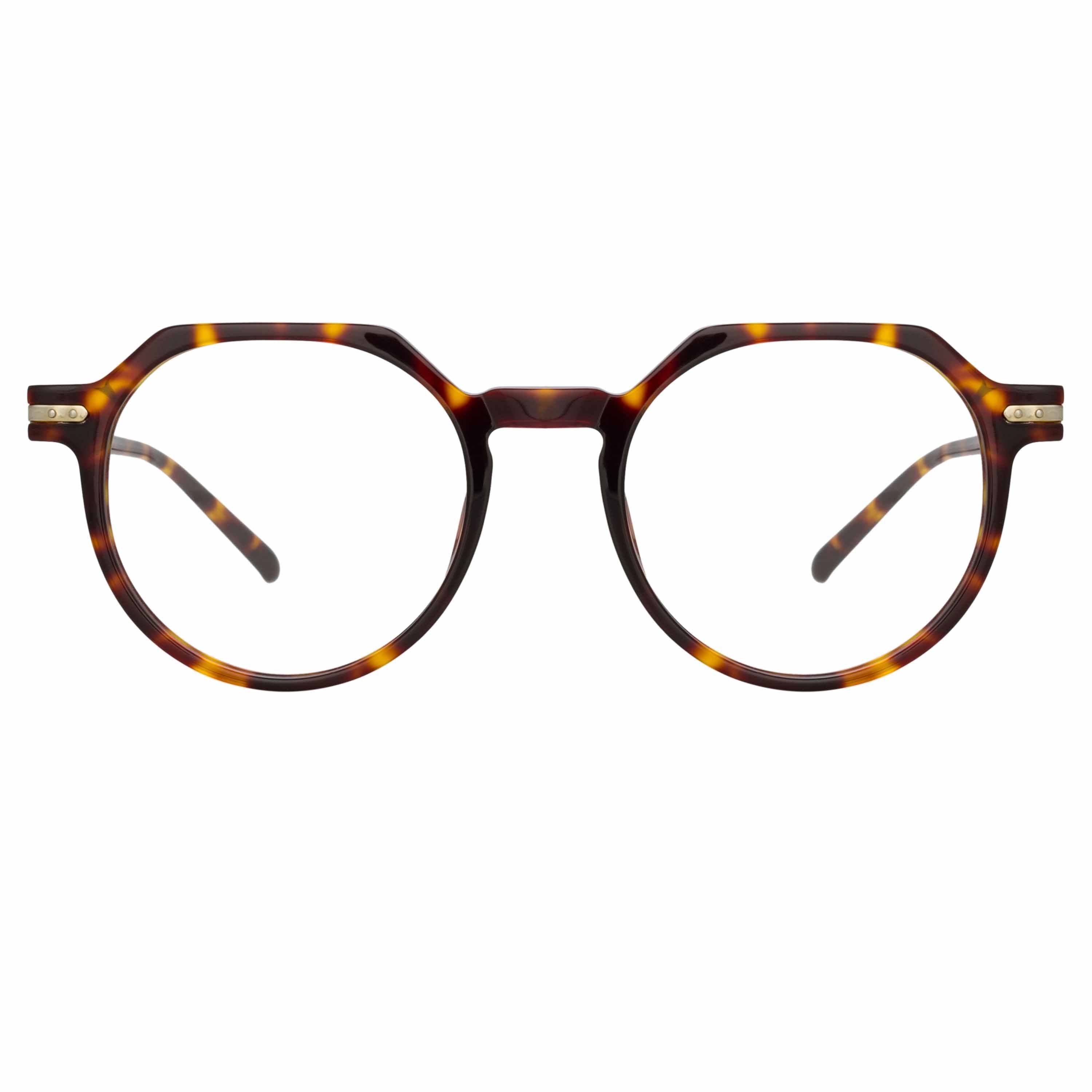 Color_LF50C2OPT - Griffin Oval Optical Frame in Tortoiseshell