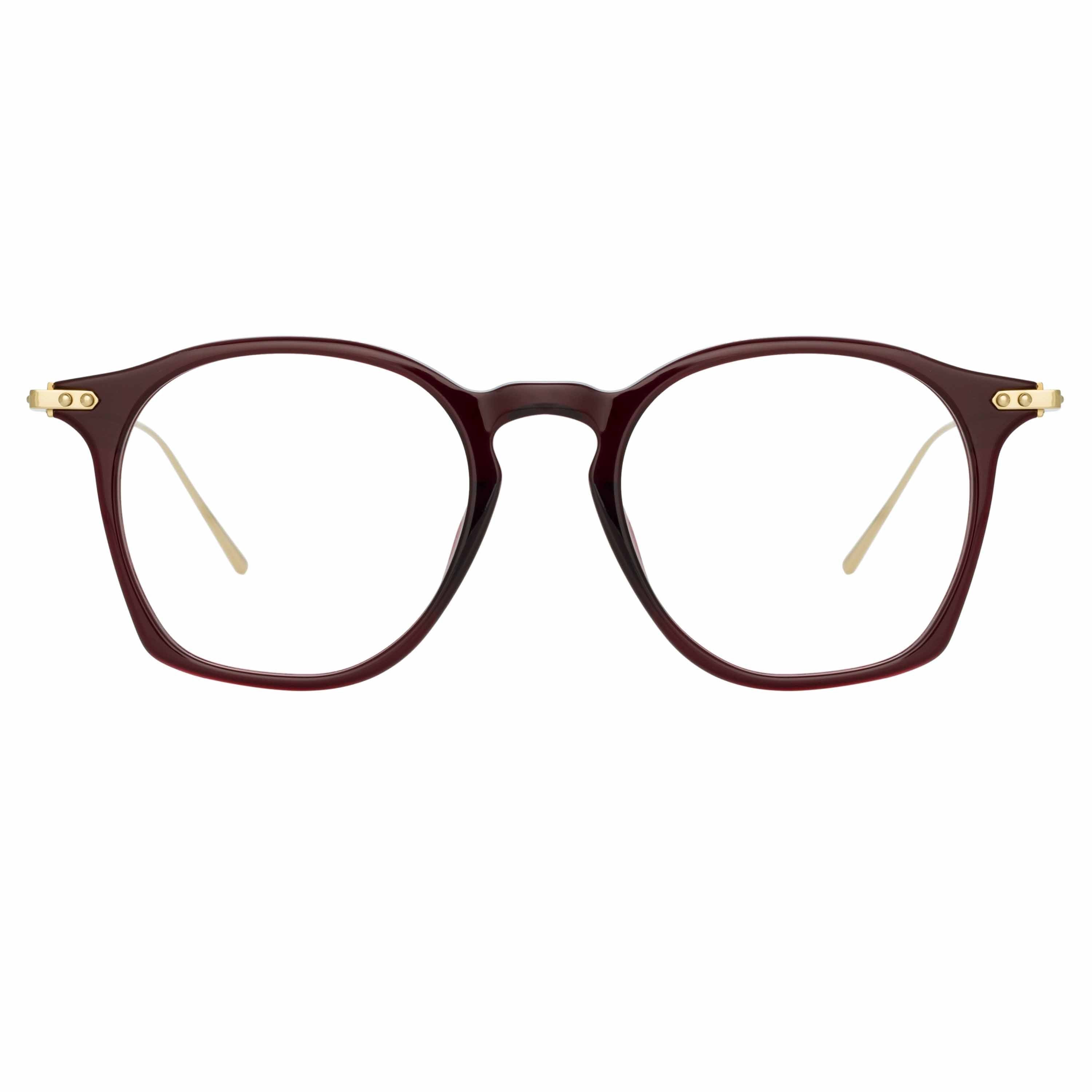Color_LF52C5OPT - Mila Square Optical Frame in Burgundy