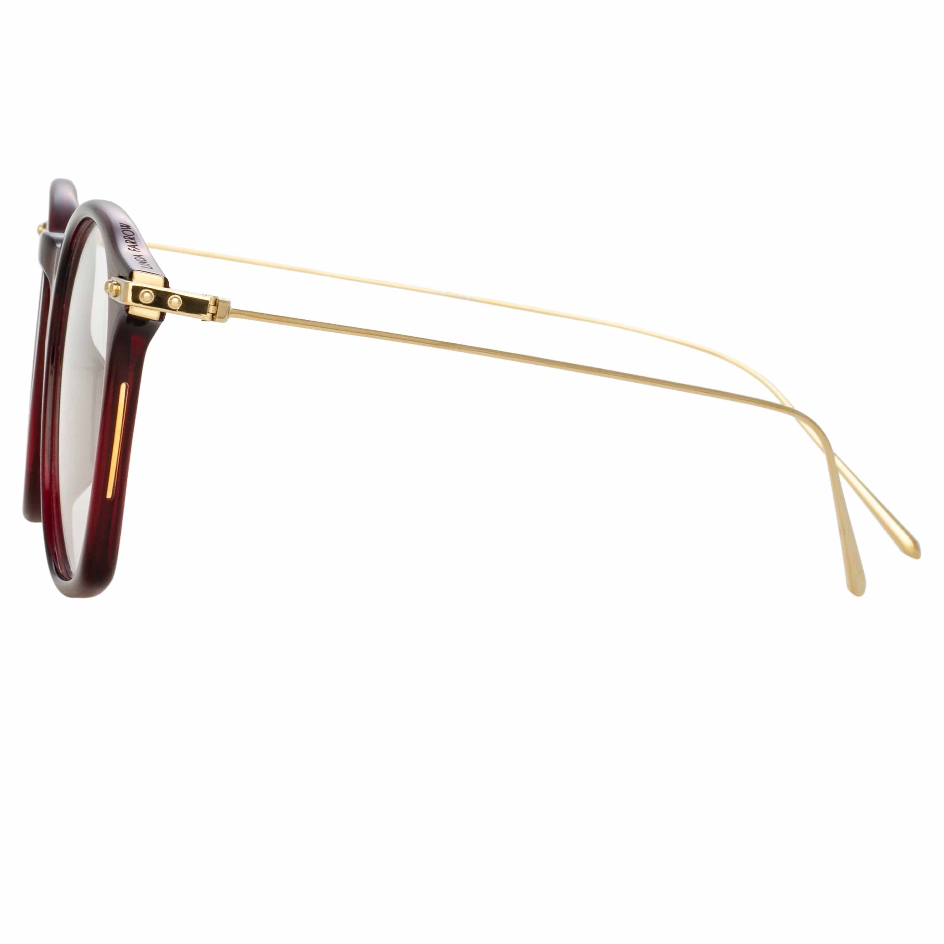 Color_LF52C5OPT - Mila Square Optical Frame in Burgundy