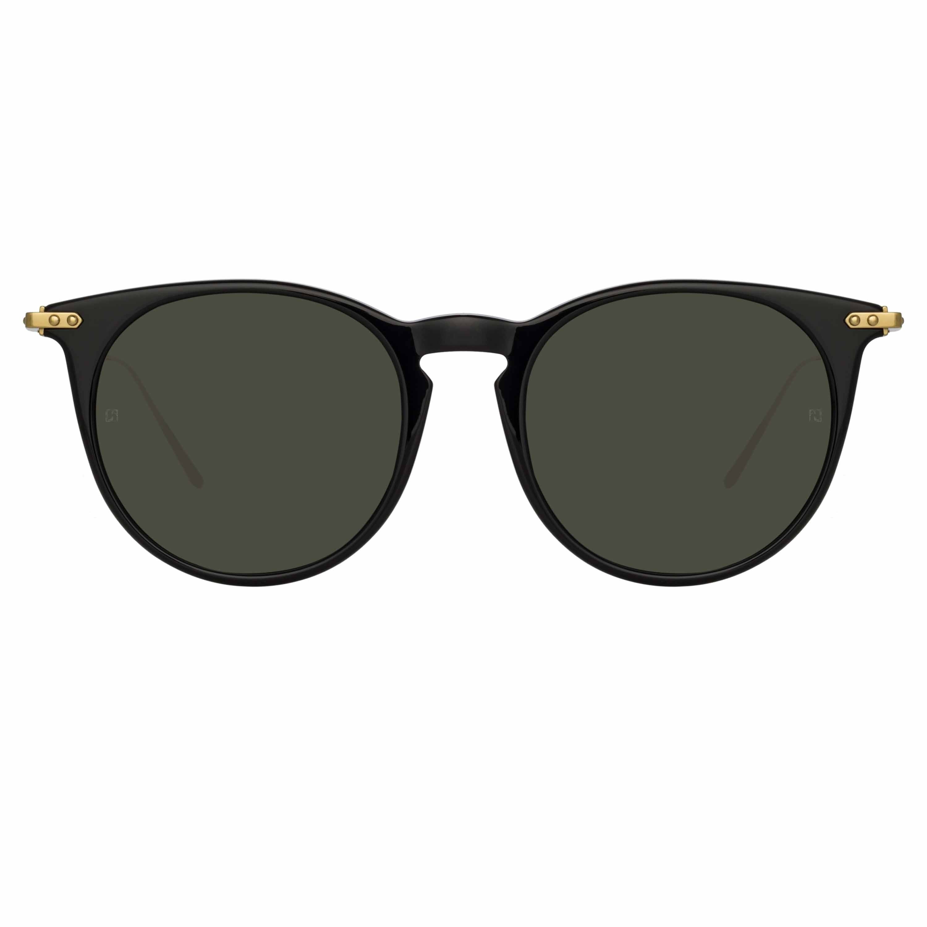 Color_LF54C6SUN - Ellis Oval Sunglasses in Black