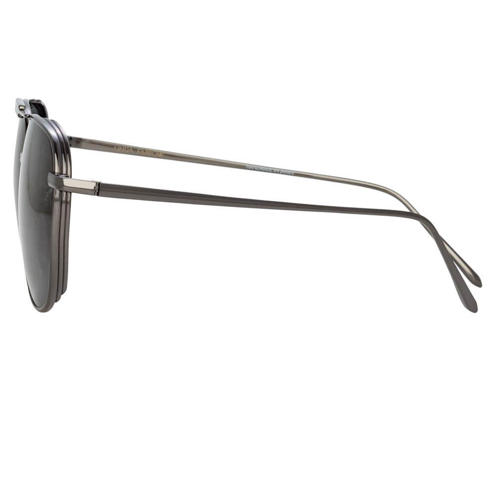 Color_LFL1014C4SUN - Wilder Aviator Sunglasses in Nickel