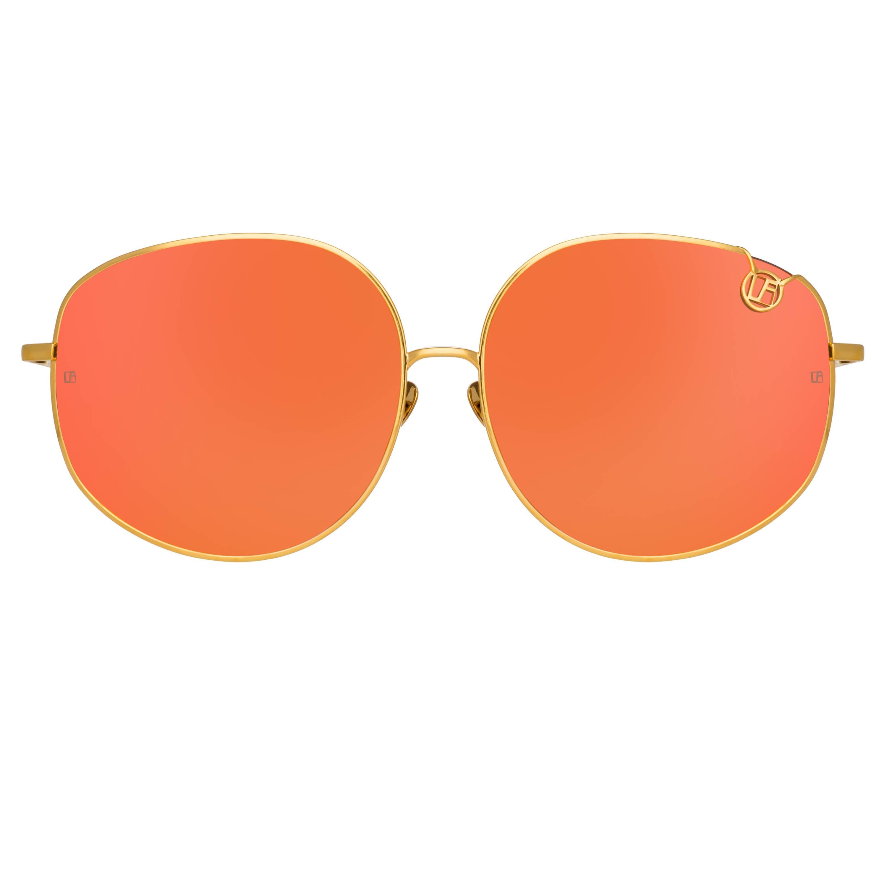 Color_LFL1056C8SUN - Marisa Oversized Sunglasses in Yellow Gold and Red