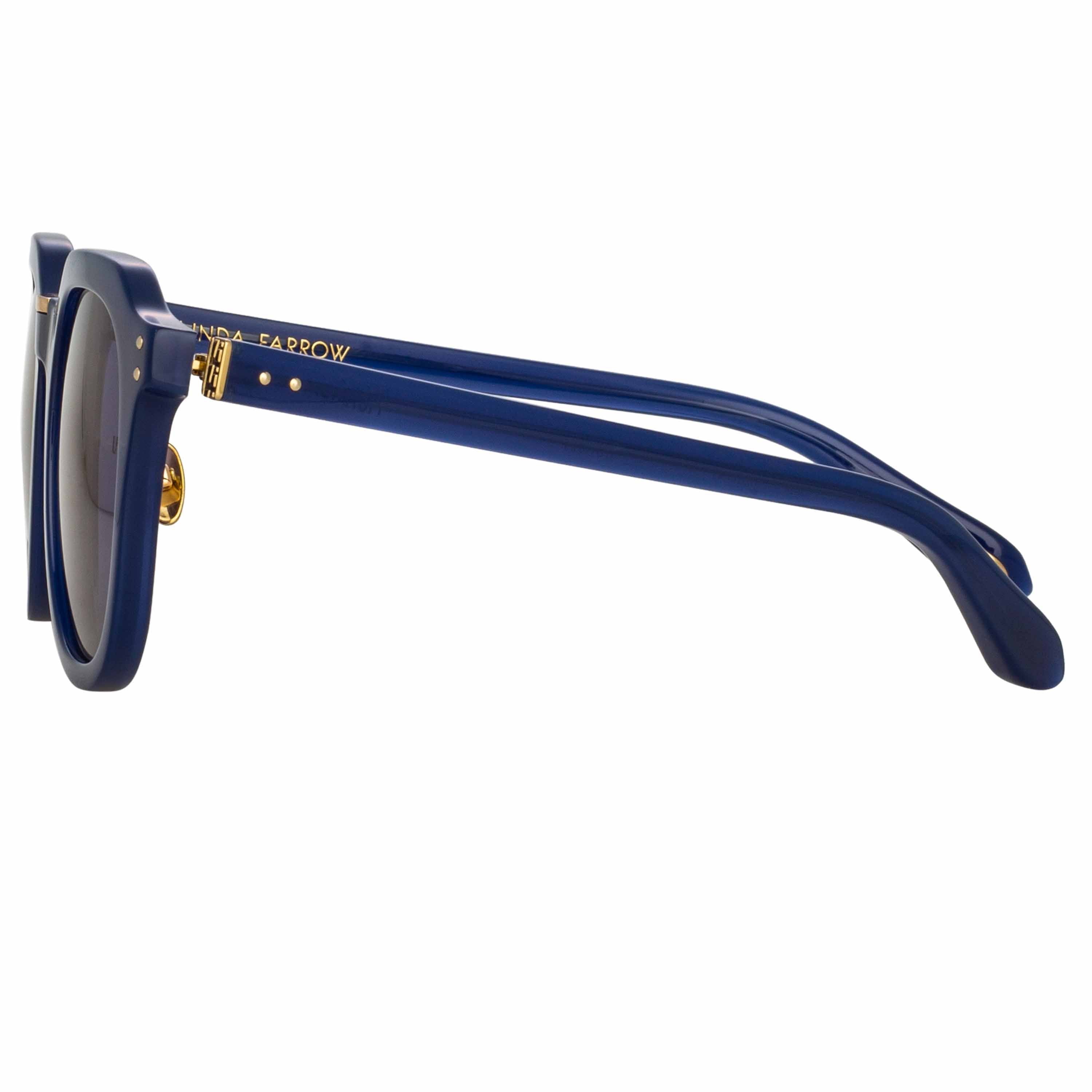 Color_LFL1103C3SUN - Fletcher Angular Sunglasses in Navy