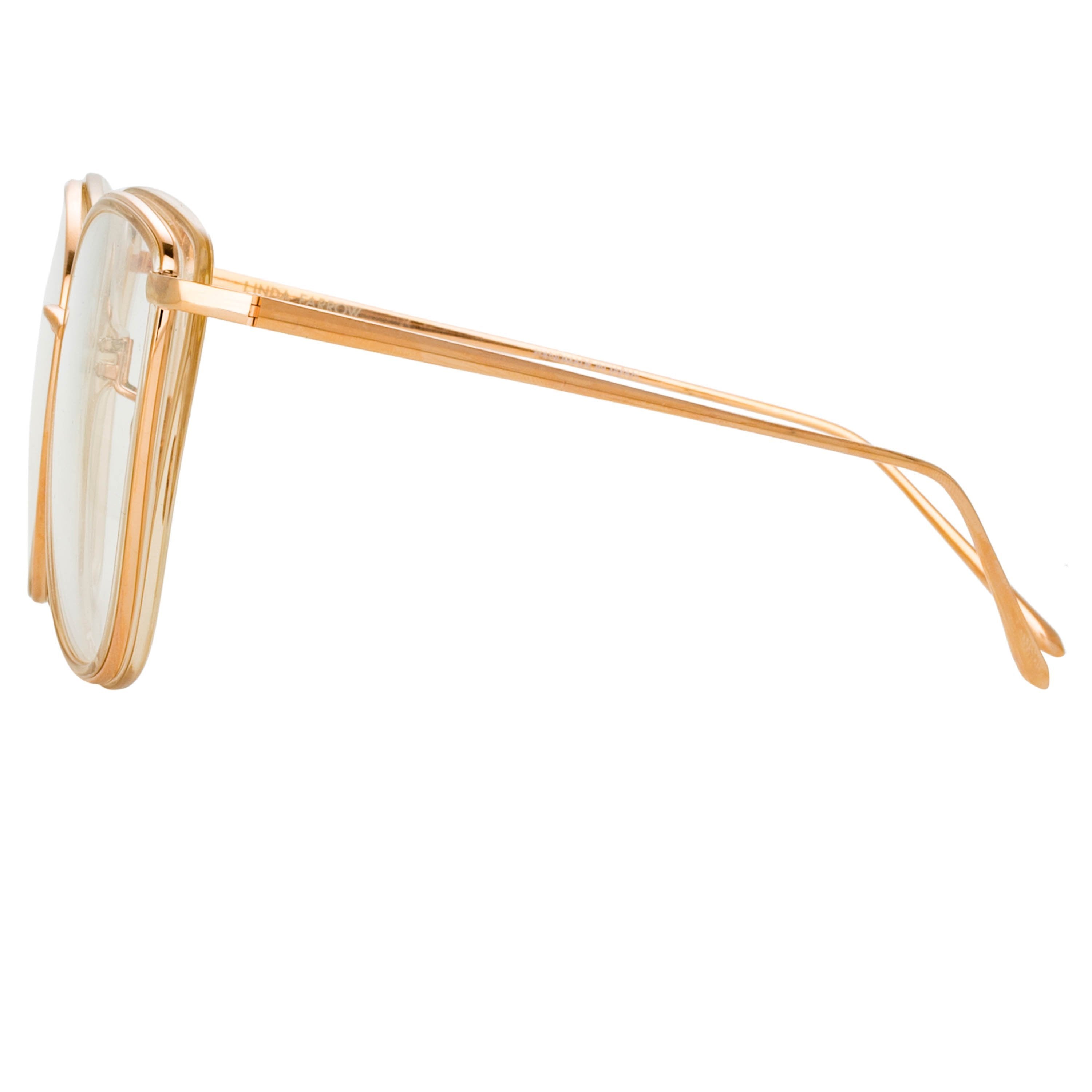Color_LFL1109C5OPT - Liza Cat Eye Optical Frame in Ash and Rose Gold