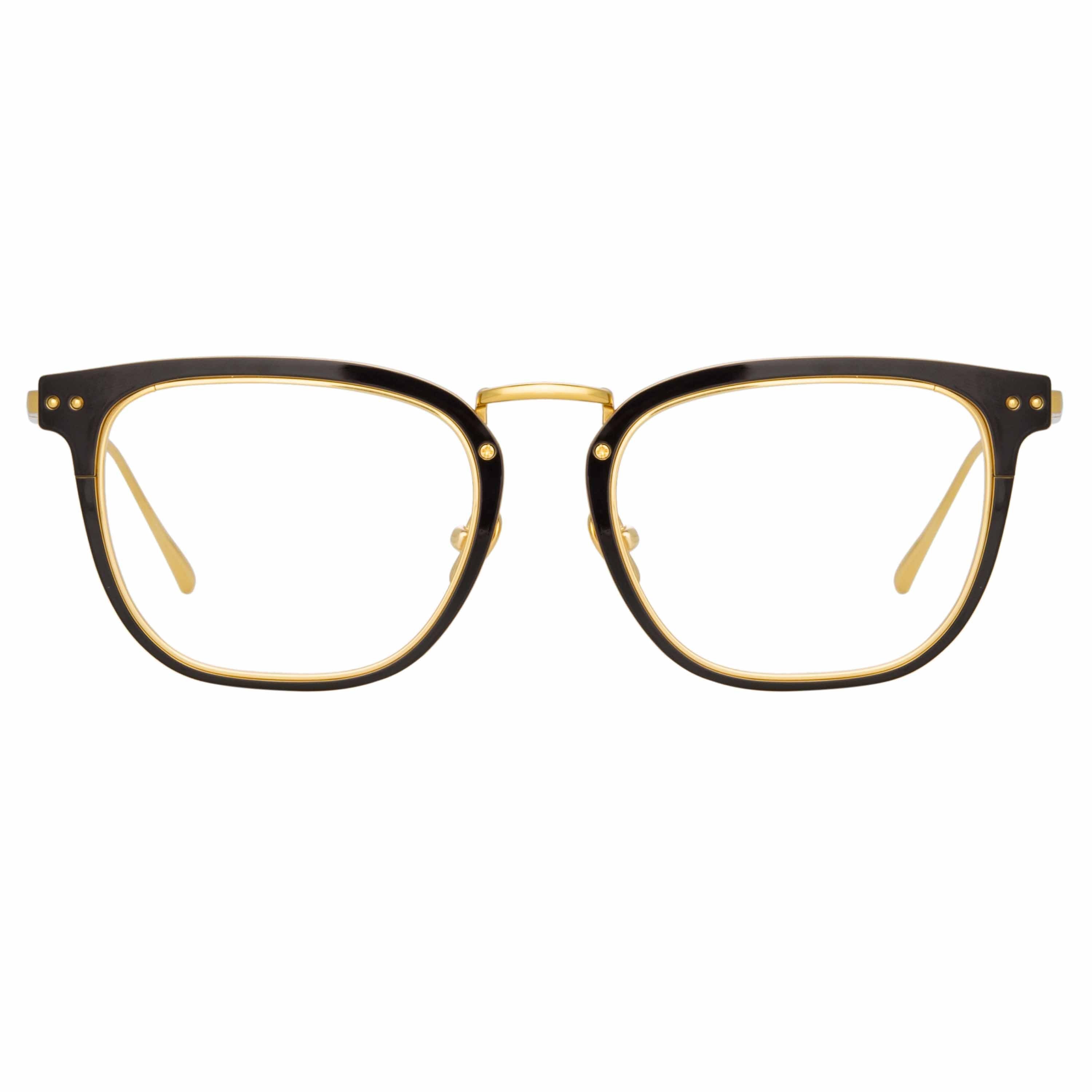 Color_LFL1114C5OPT - Carson Optical D-Frame in Yellow Gold and Black