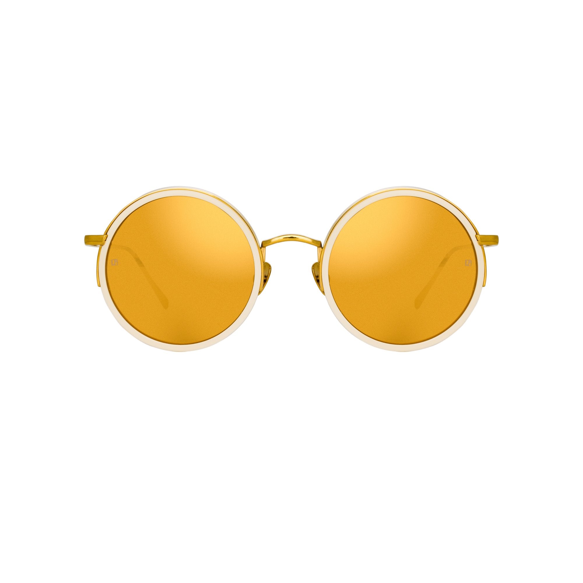 Color_LFL1119C6SUN - Ralph & Russo Watson Round Sunglasses in Cream