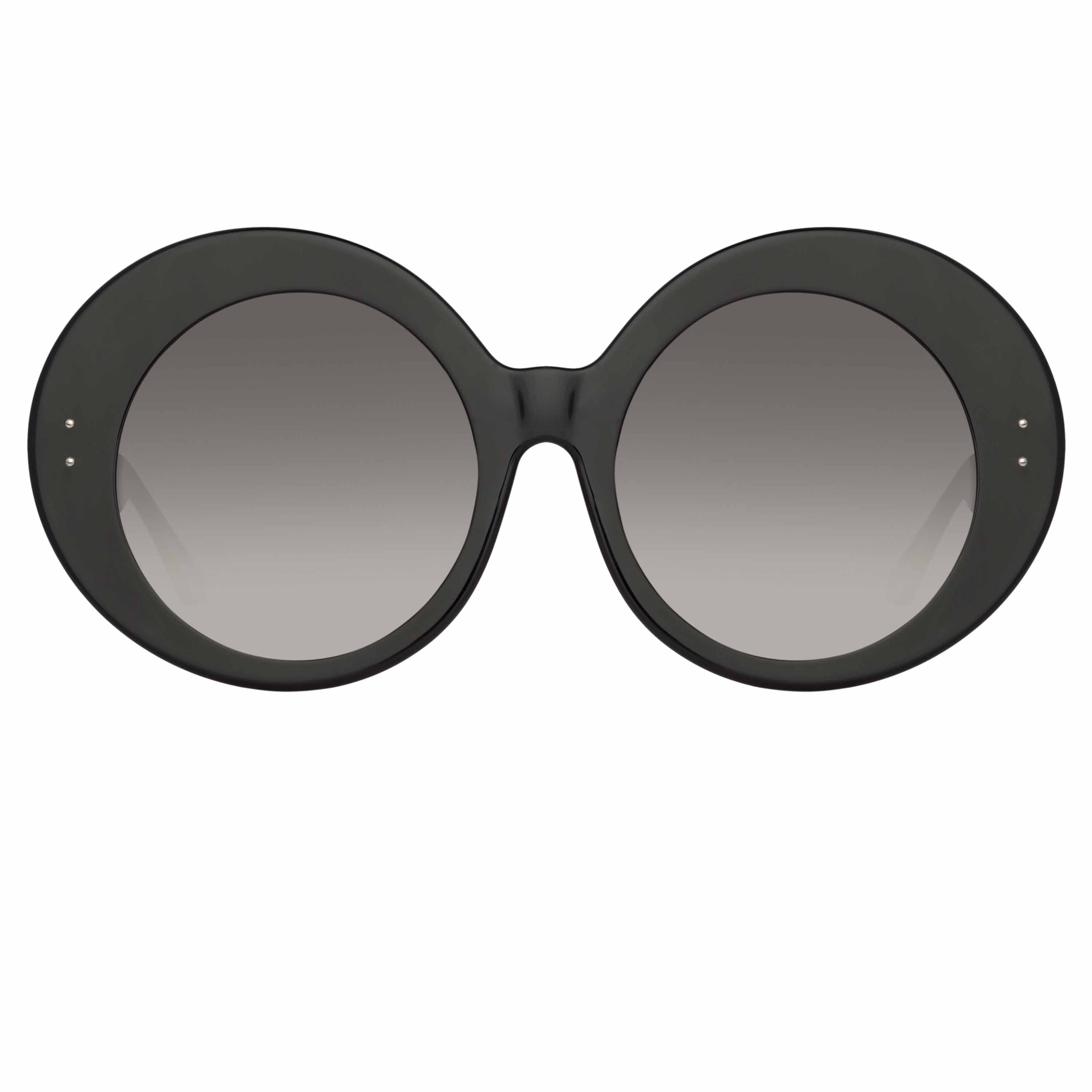 Color_LFL1120C5SUN - Paco Rabanne Donyale Oversized Sunglasses in Black and White