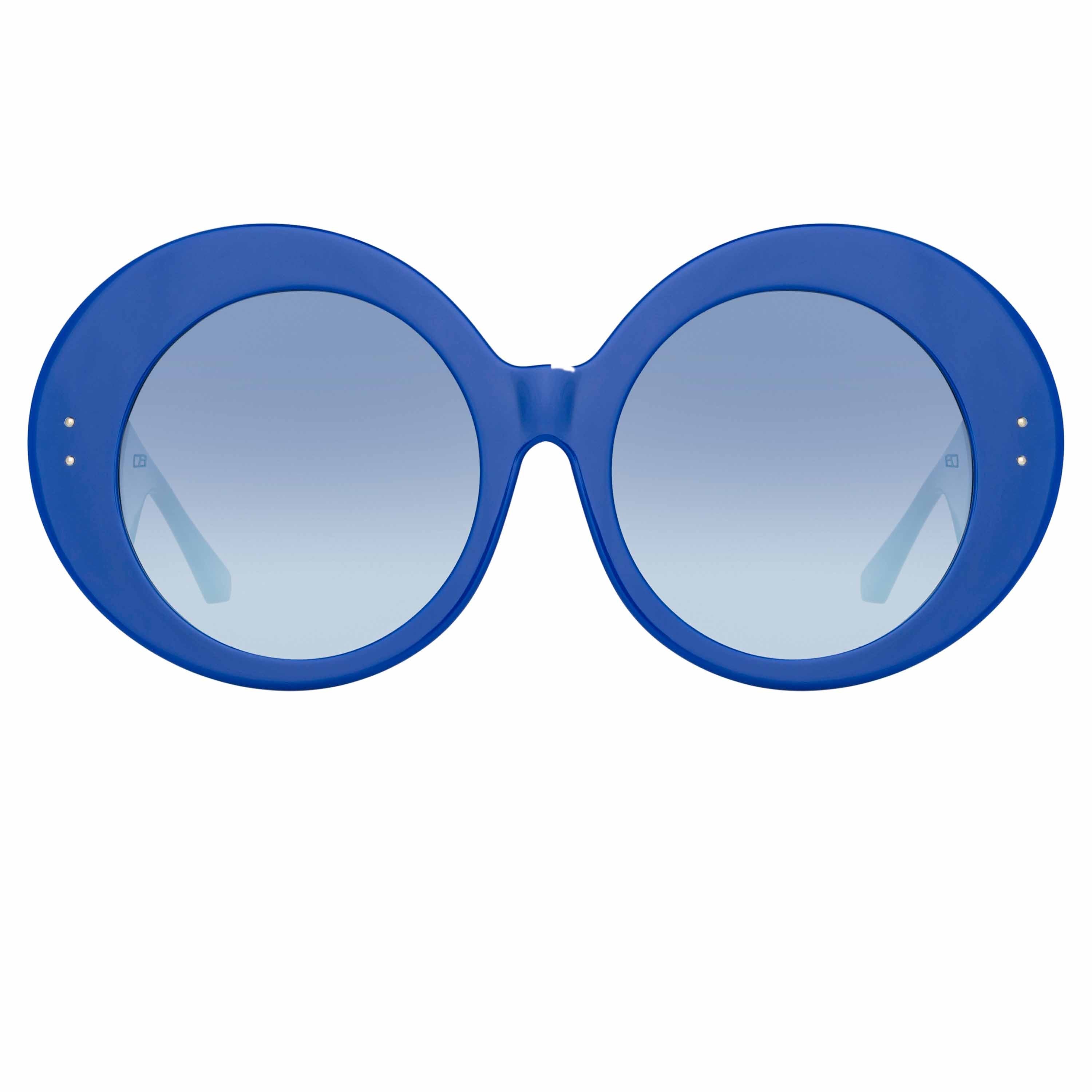 Color_LFL1120C6SUN - Paco Rabanne Donyale Oversized Sunglasses in Blue