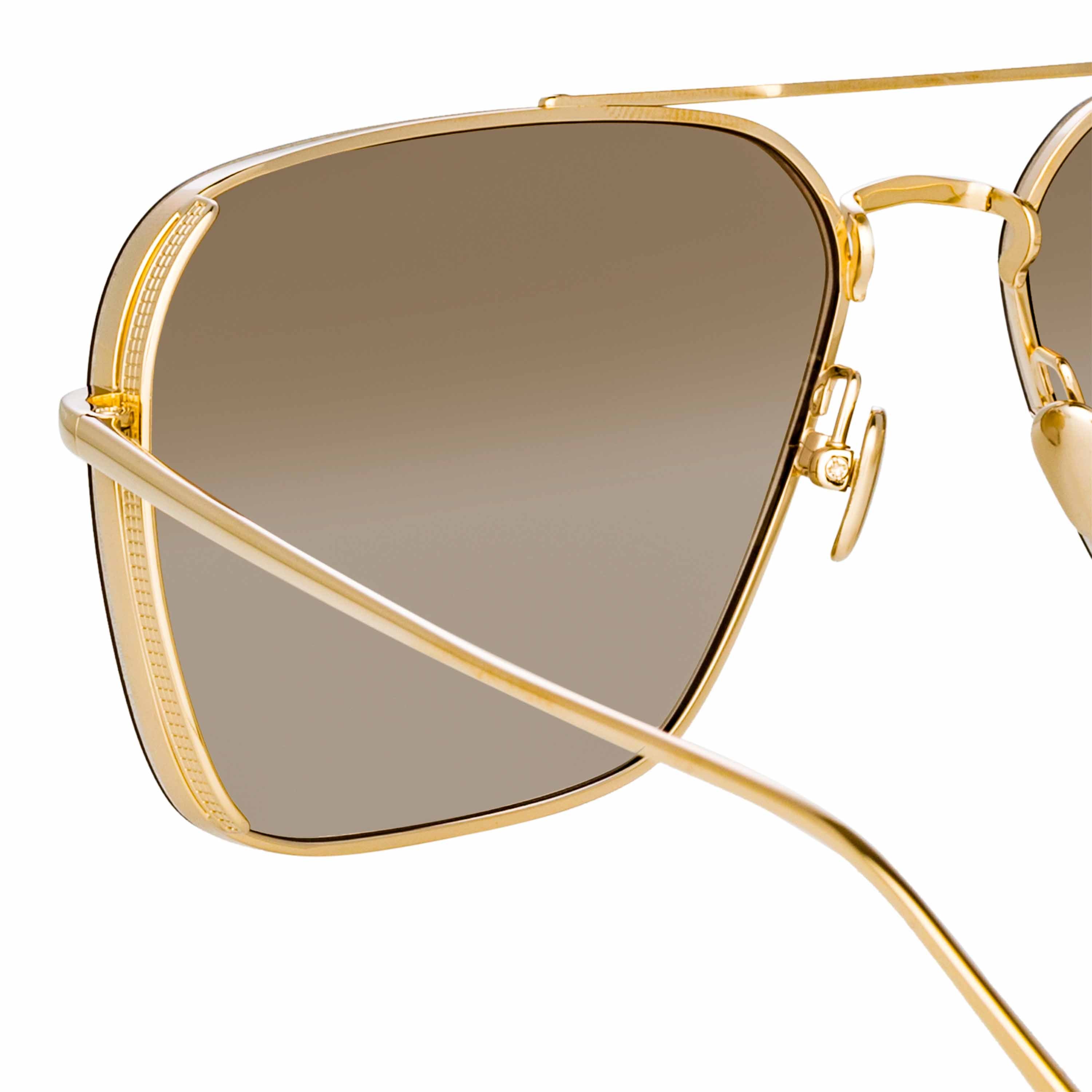 Color_LFL1122C4SUN - Asher Aviator Sunglasses in Light Gold