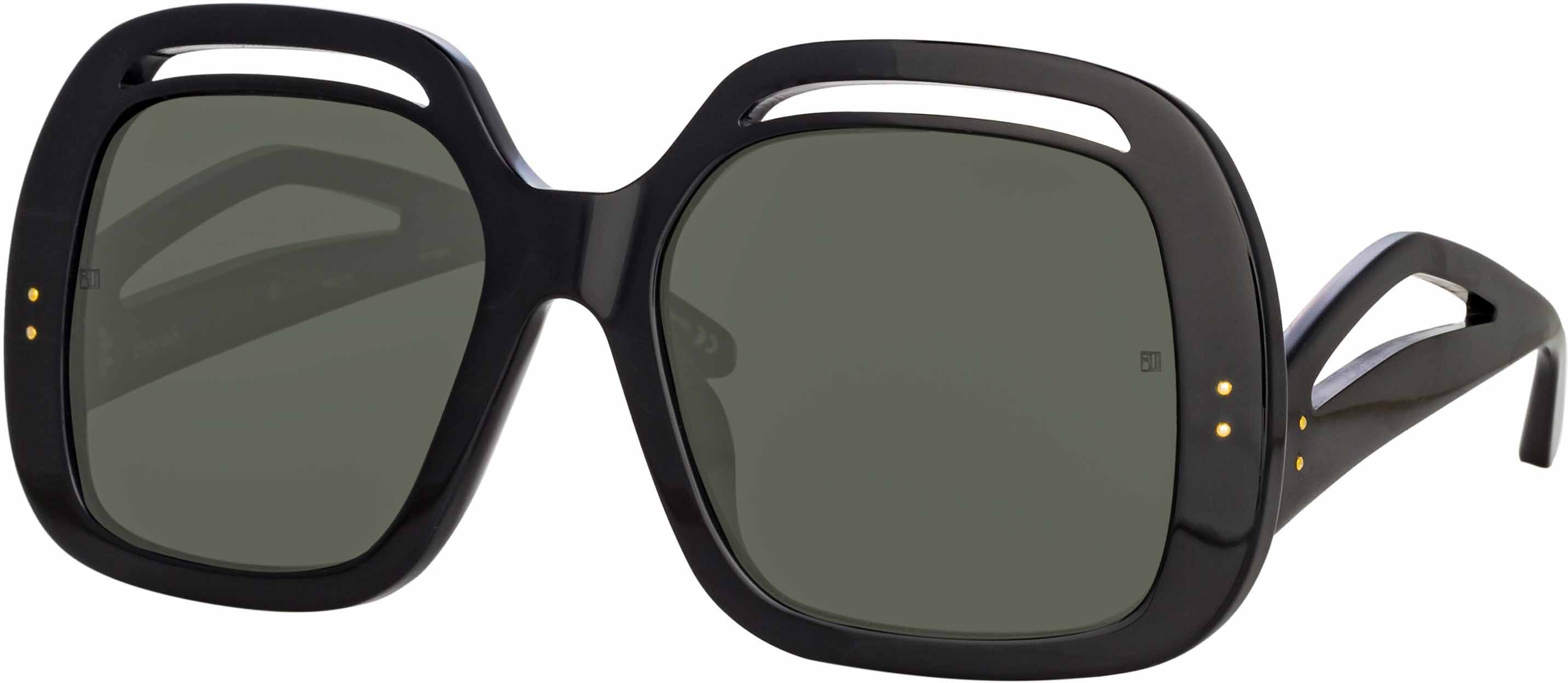 Color_LFL1126C1SUN - Renata Oversized Sunglasses in Black