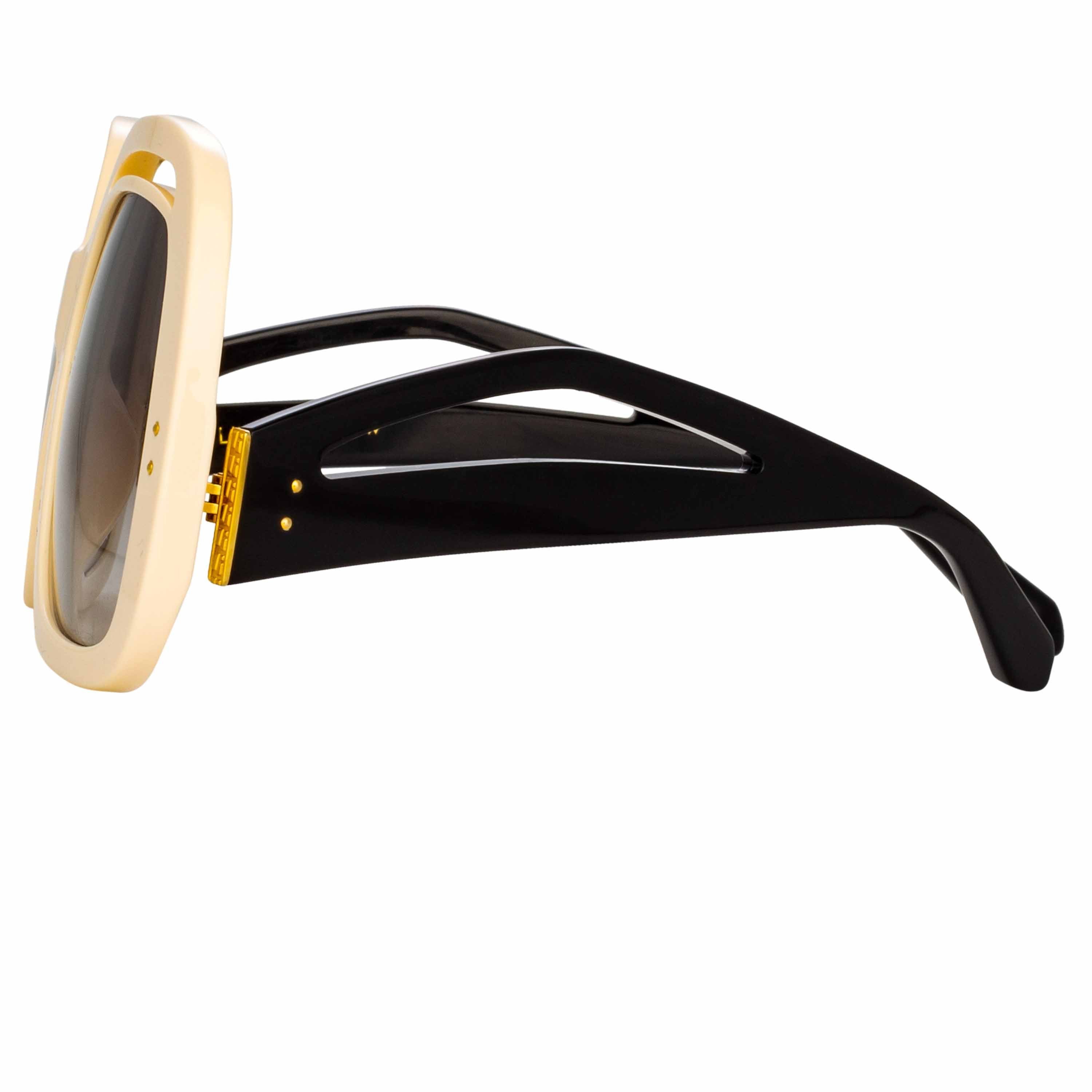 Color_LFL1126C3SUN - Renata Oversized Sunglasses in Cream