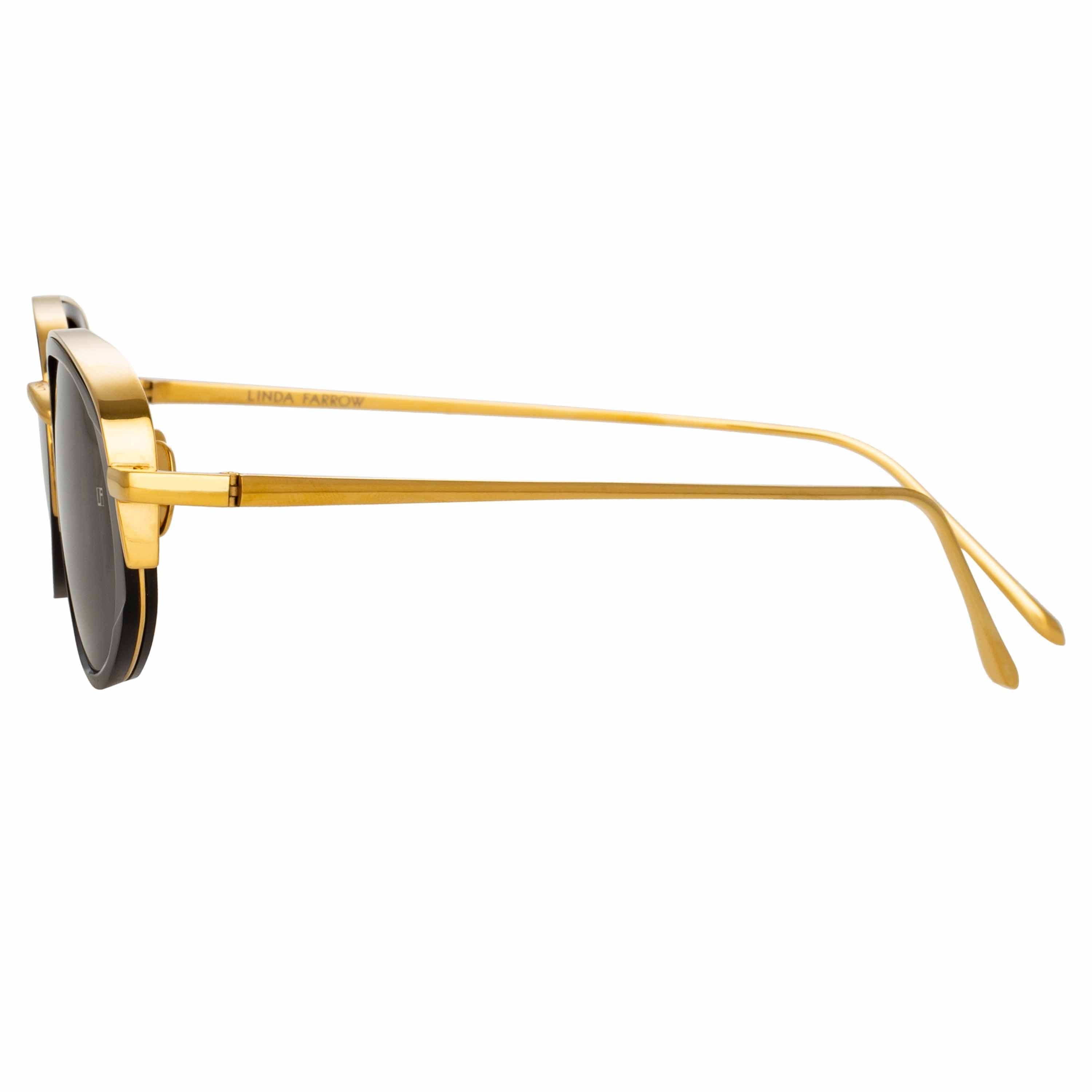 Color_LFL1142C1SUN - Rosie Oval Sunglasses in Black