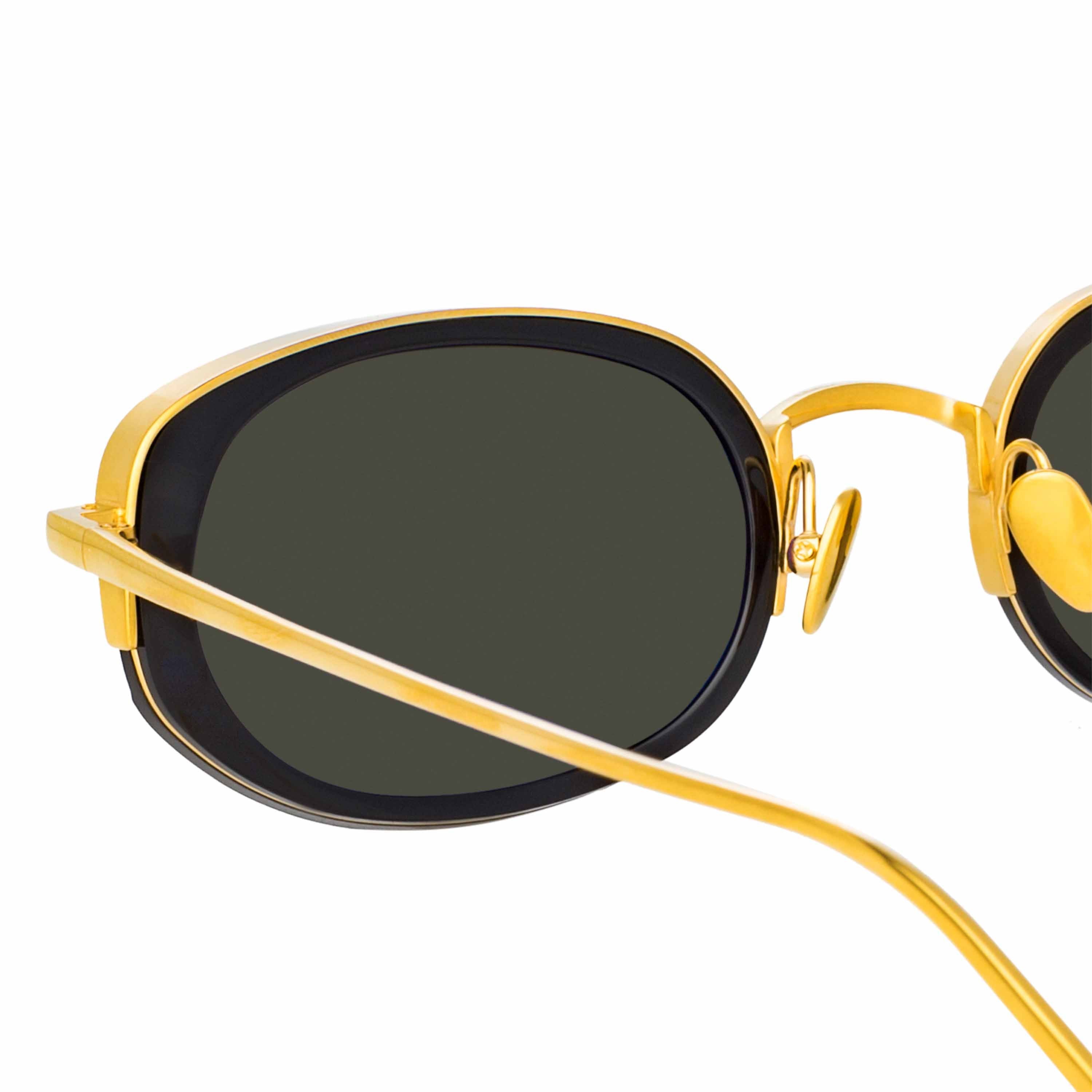 Color_LFL1142C1SUN - Rosie Oval Sunglasses in Black