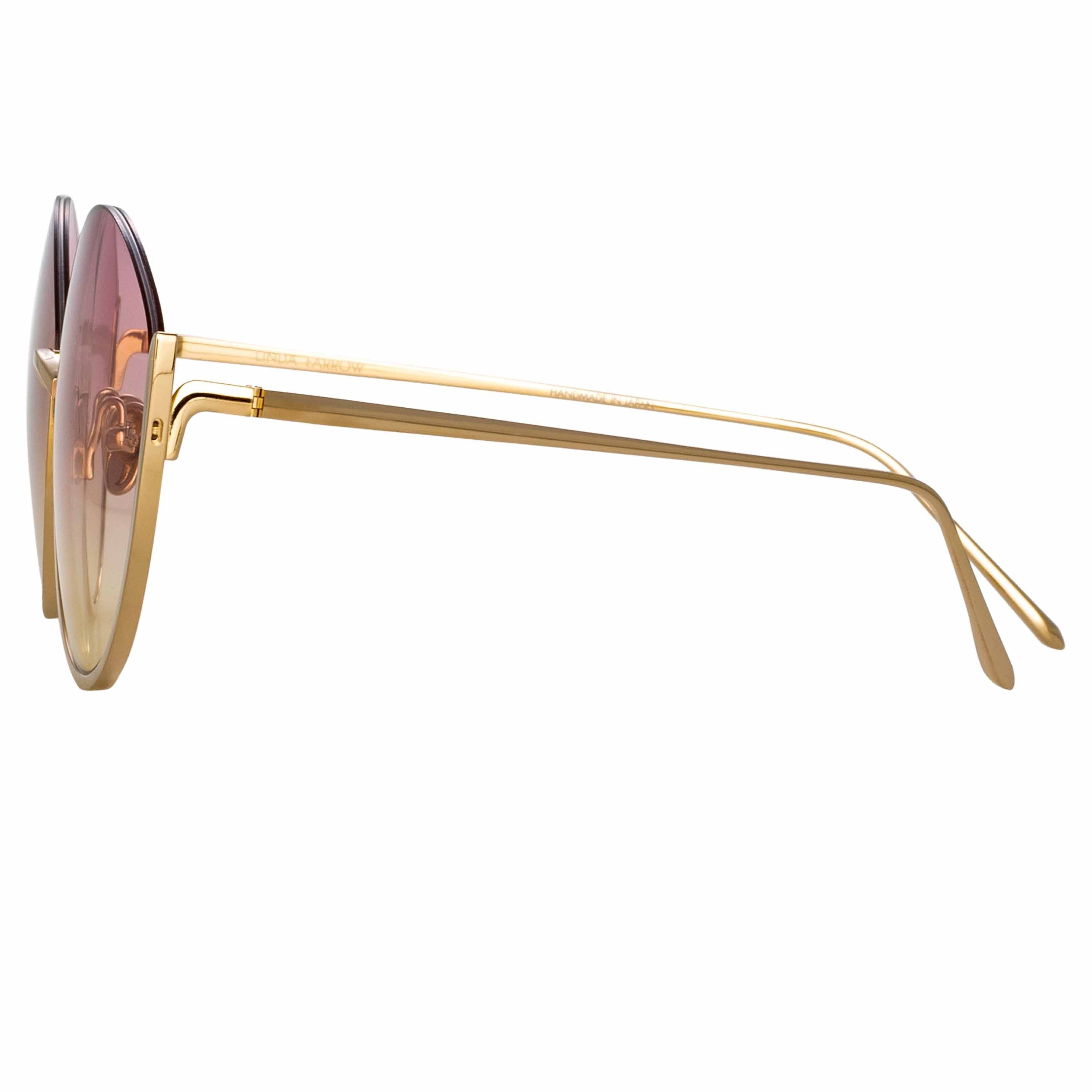 Color_LFL1144C4SUN - Rae Cat Eye Sunglasses in Light Gold