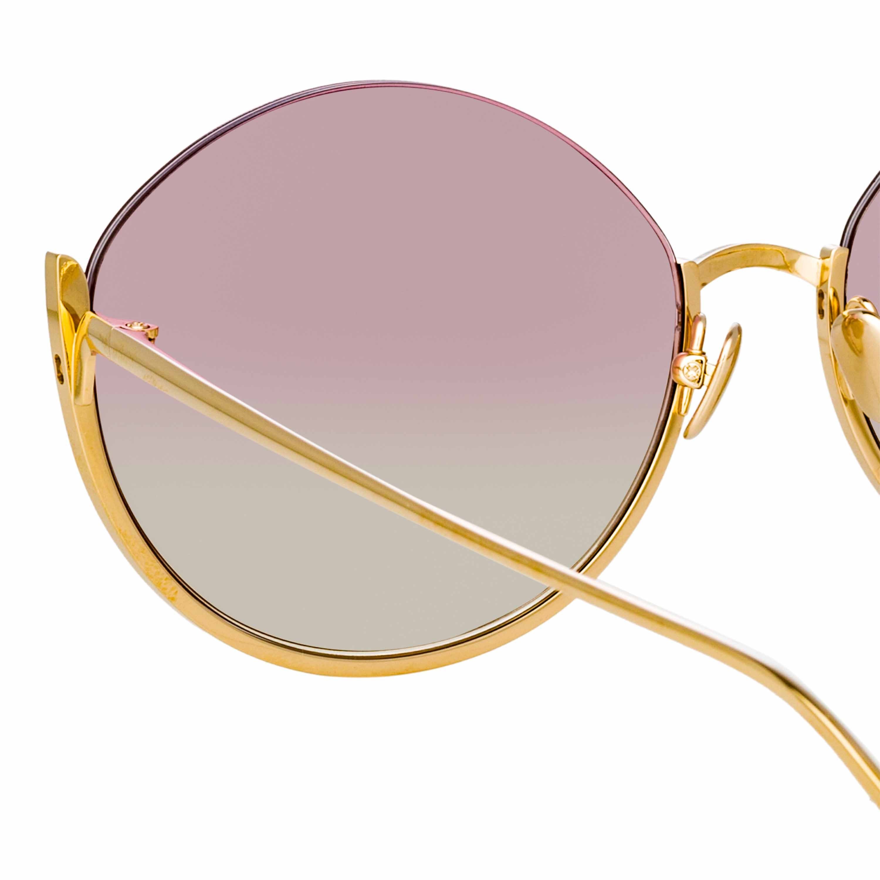 Color_LFL1144C4SUN - Rae Cat Eye Sunglasses in Light Gold