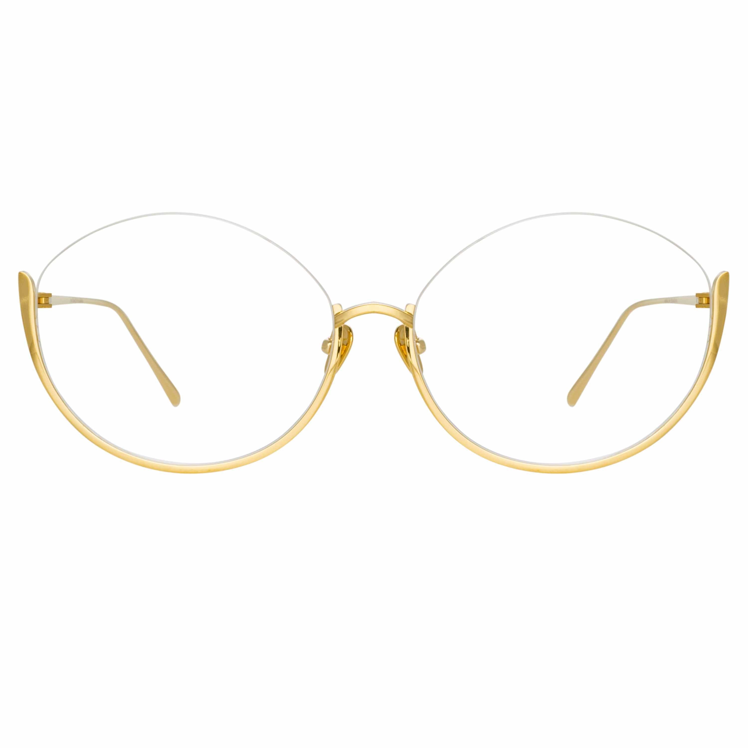 Color_LFL1144C5OPT - Rae Cat Eye Optical Frame in Yellow Gold