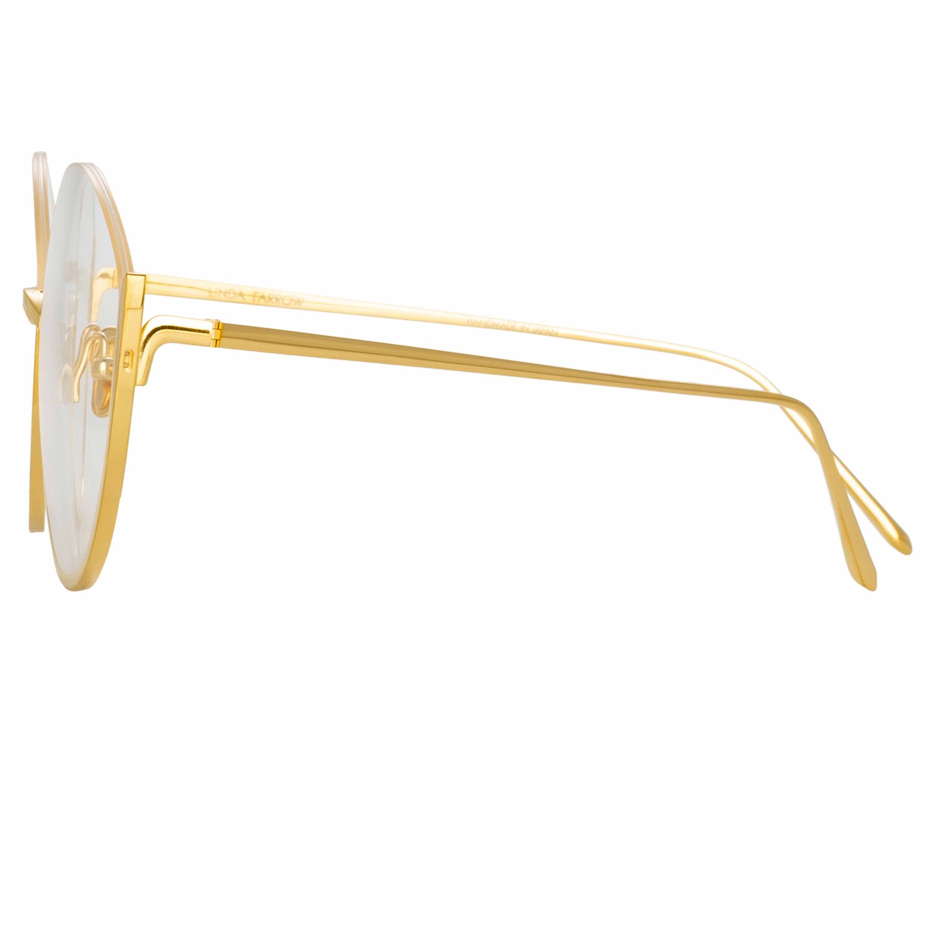 Color_LFL1144C5OPT - Rae Cat Eye Optical Frame in Yellow Gold